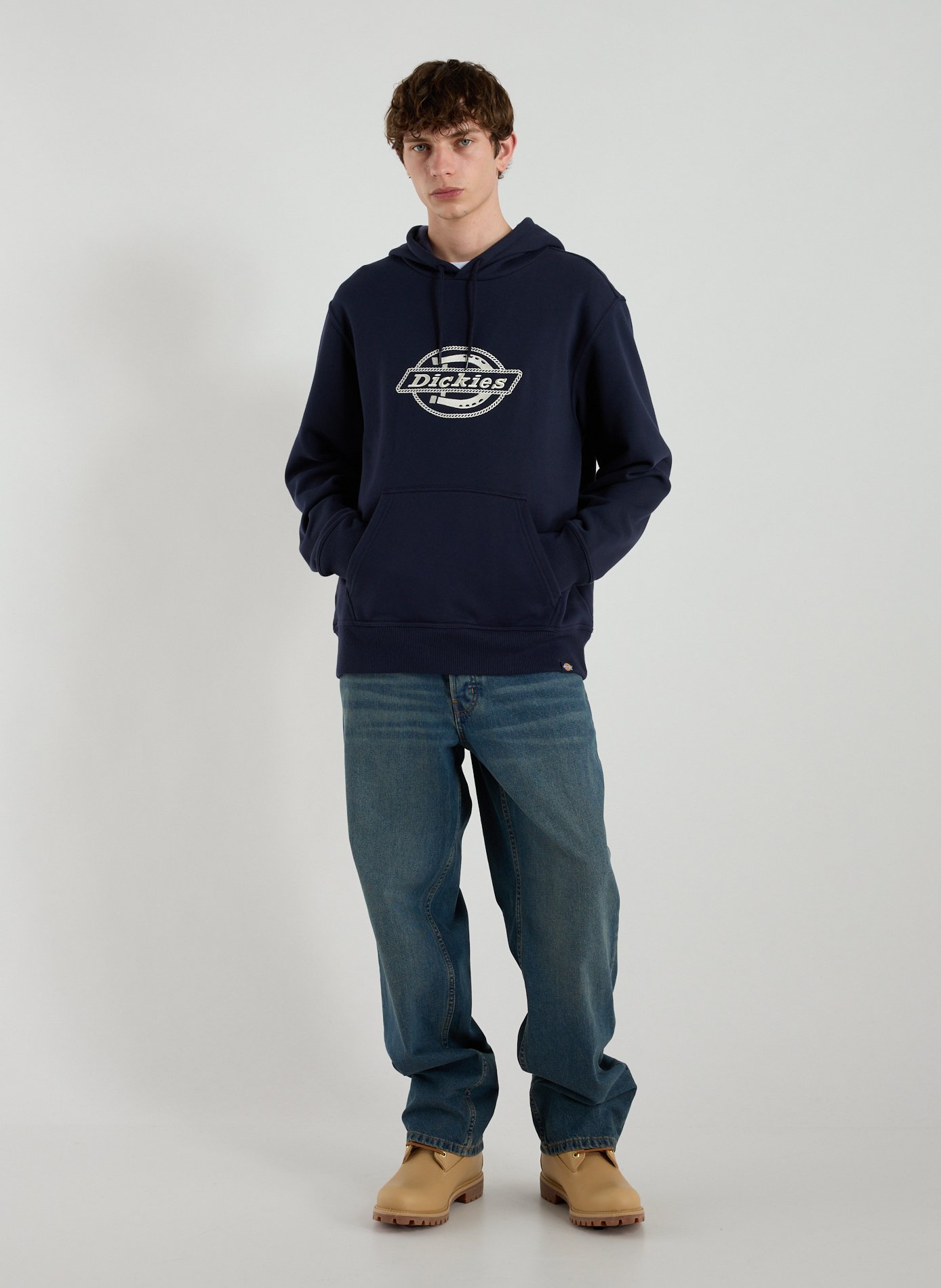 Logo hoodie DICKIES Blue