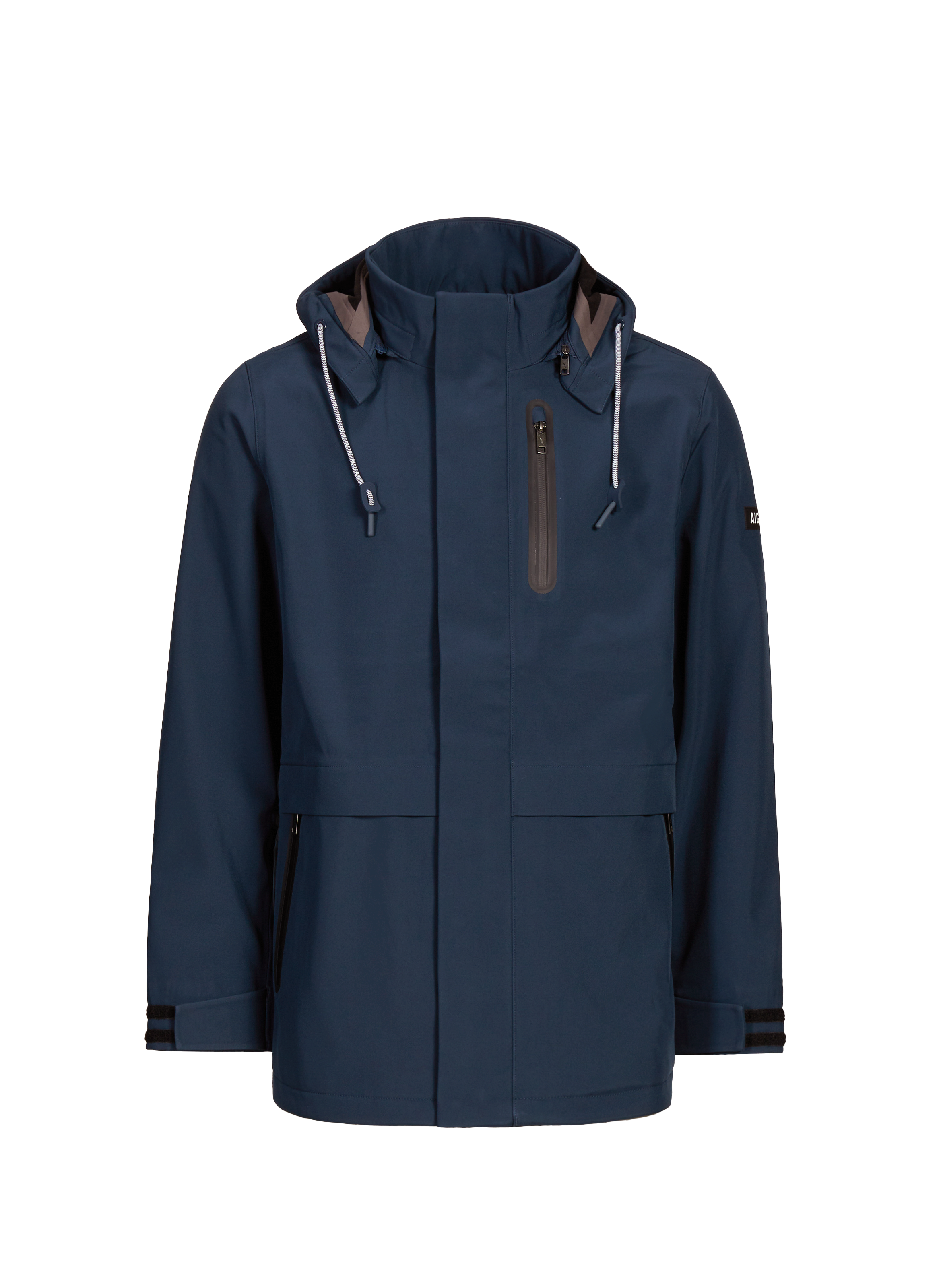 Parka doublée polaire avec capuche amovible AIGLE Bleu