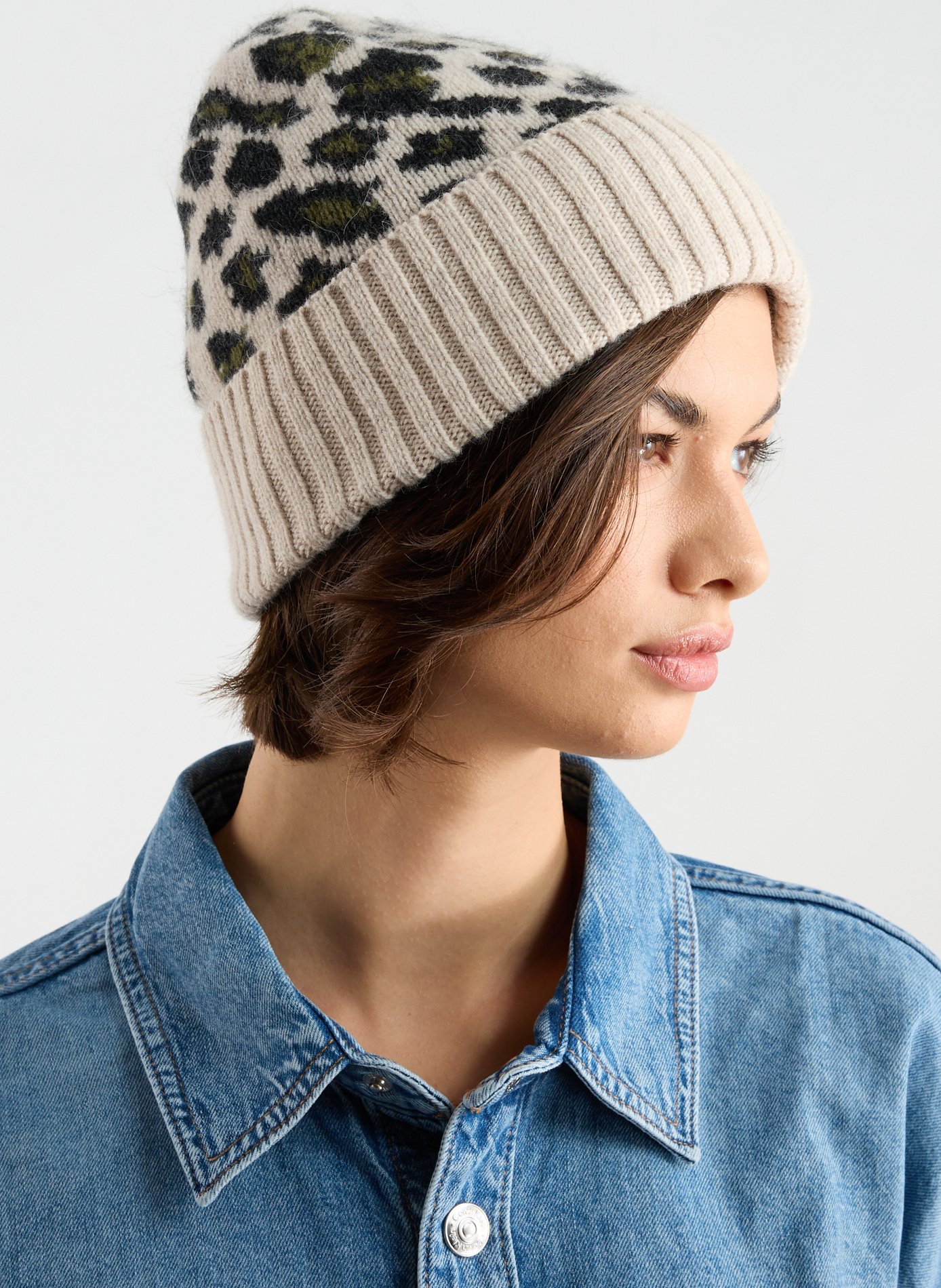 Bonnet en laine MACKIE Multicolore