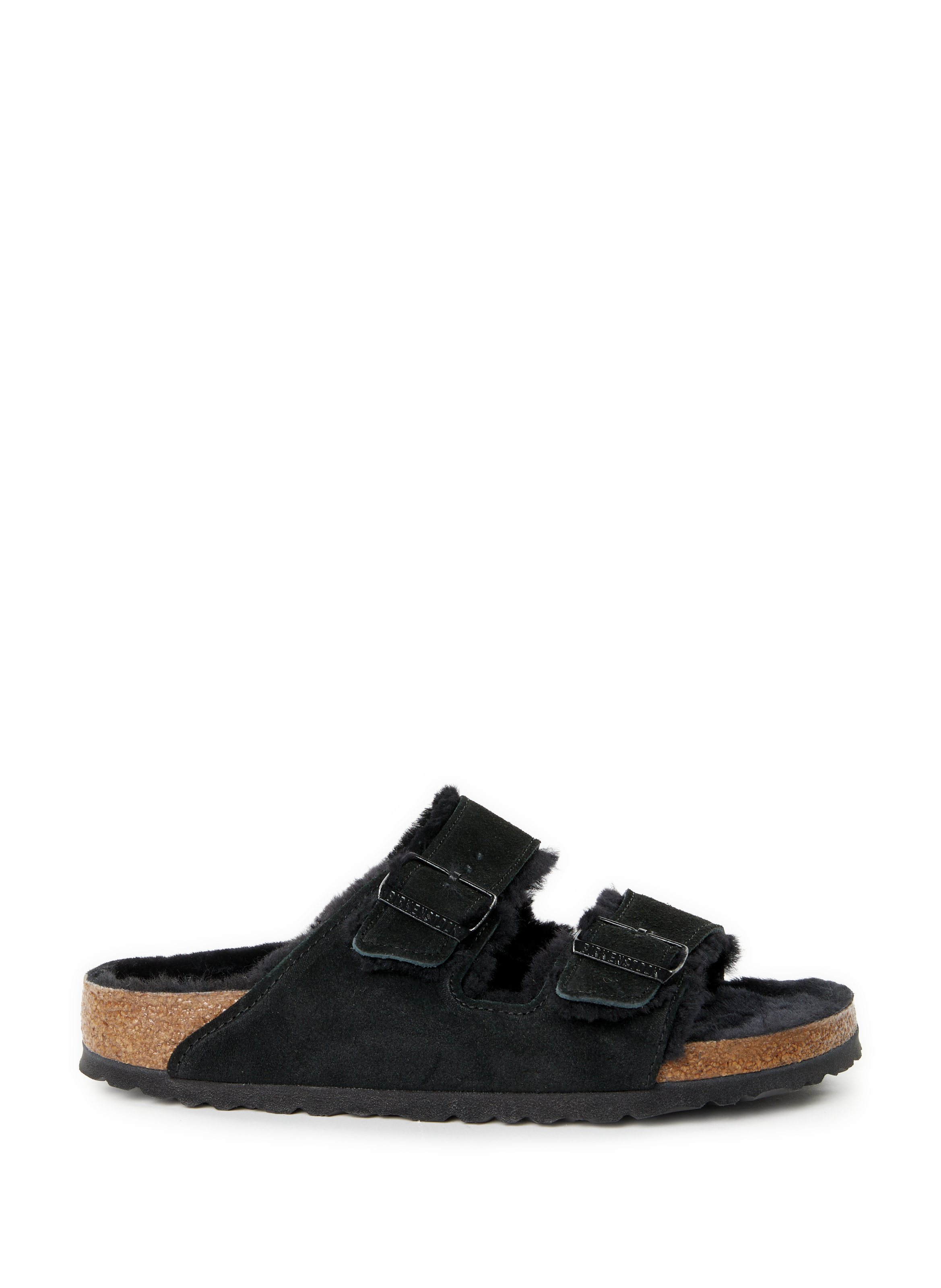 BIRKENSTOCK Arizona cow leather sandals Black