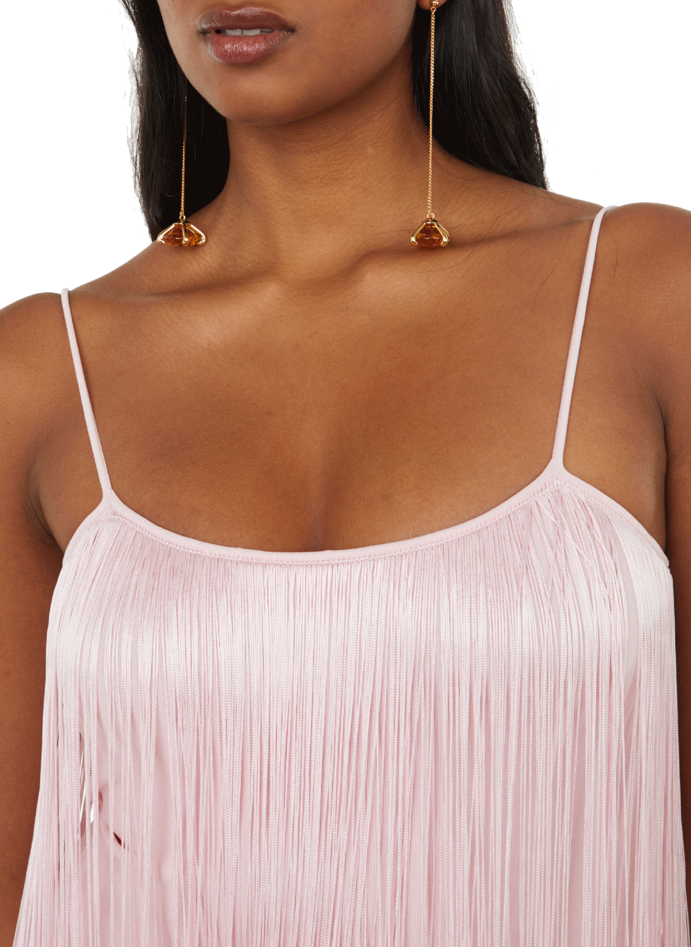 Robe à franges Violet