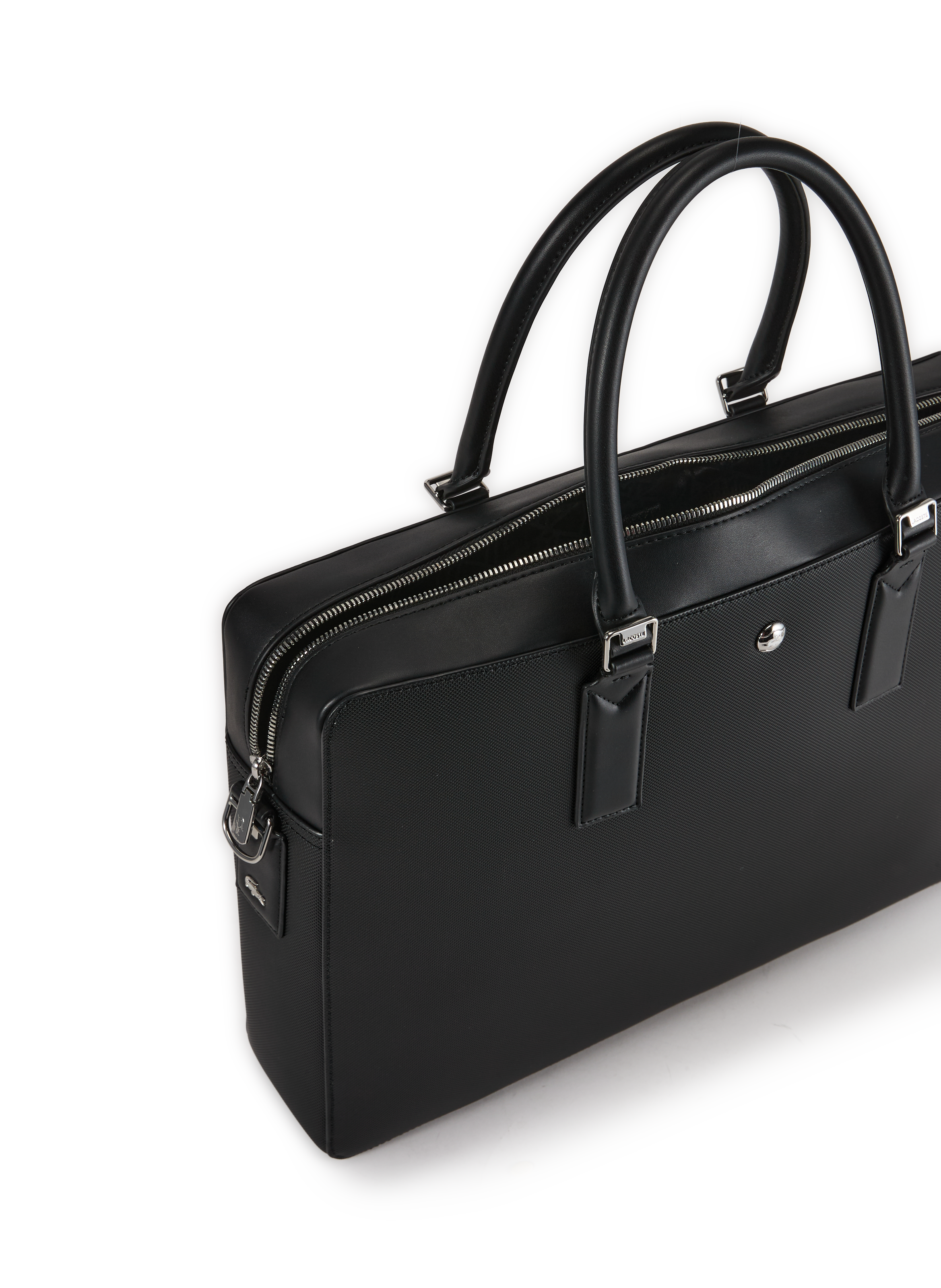 Sac ordinateur Langon en Petit Piqué LACOSTE Noir