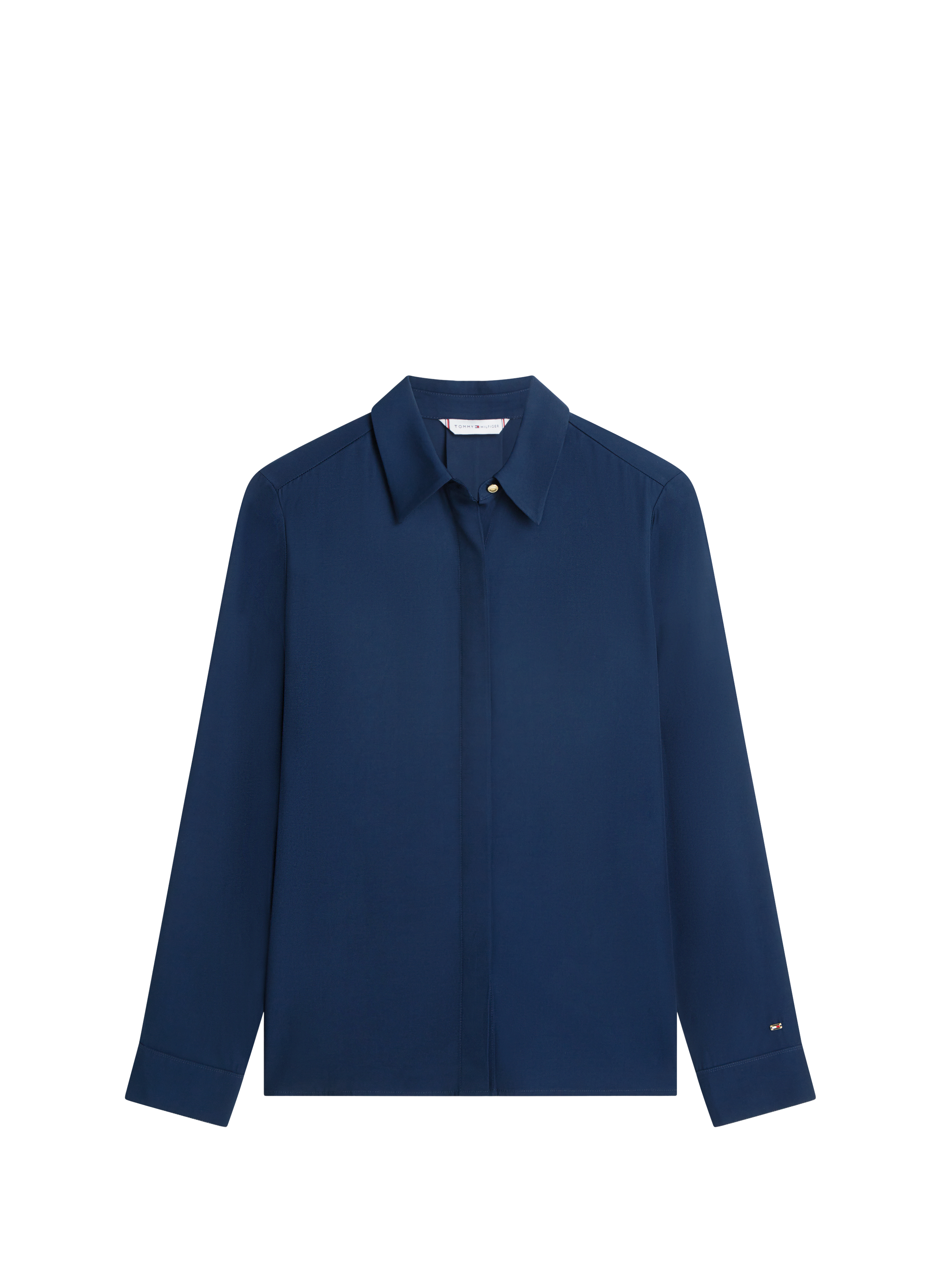 Printed straight shirt TOMMY HILFIGER Blue