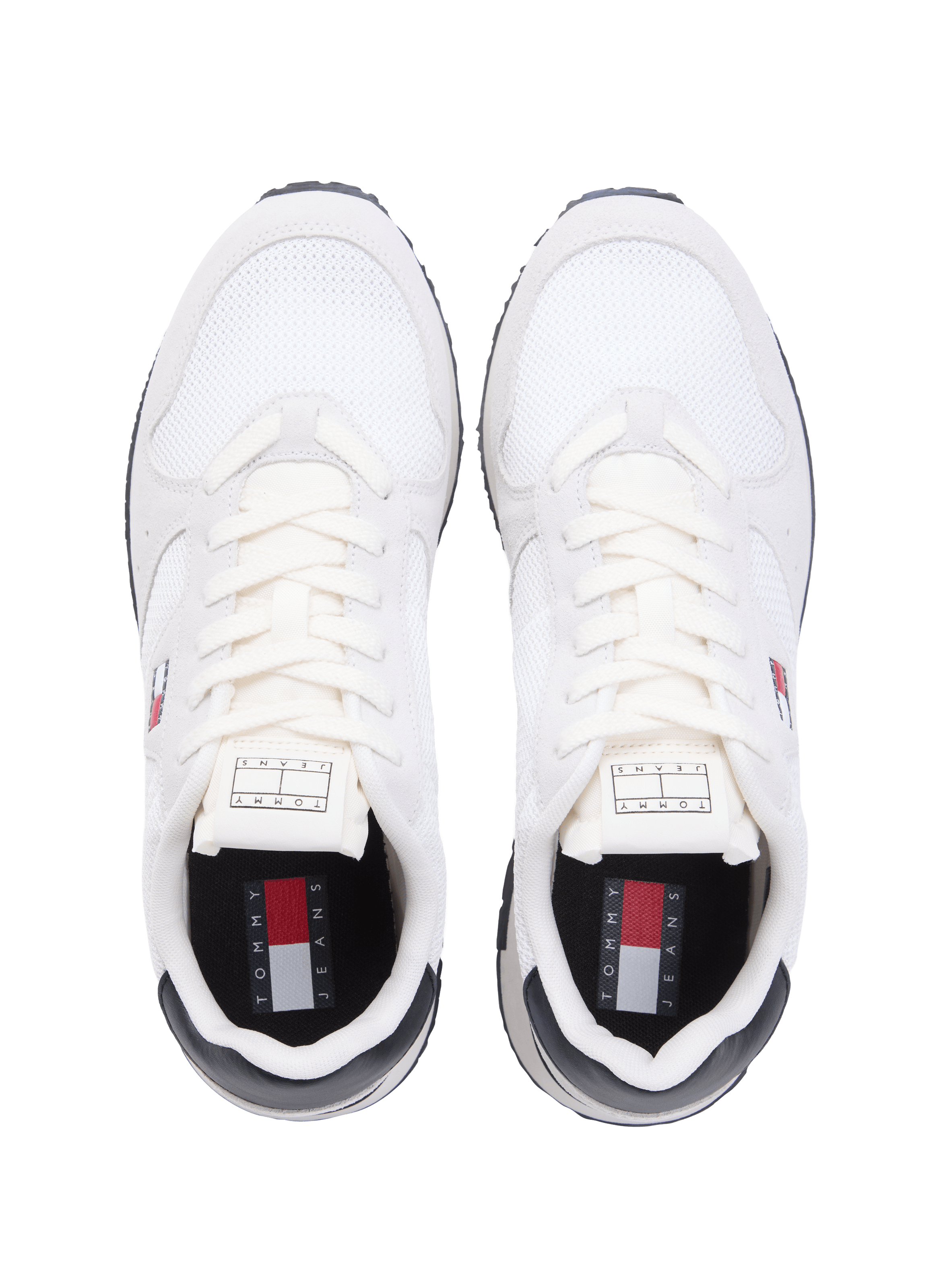Low-top cow leather sneakers TOMMY HILFIGER White