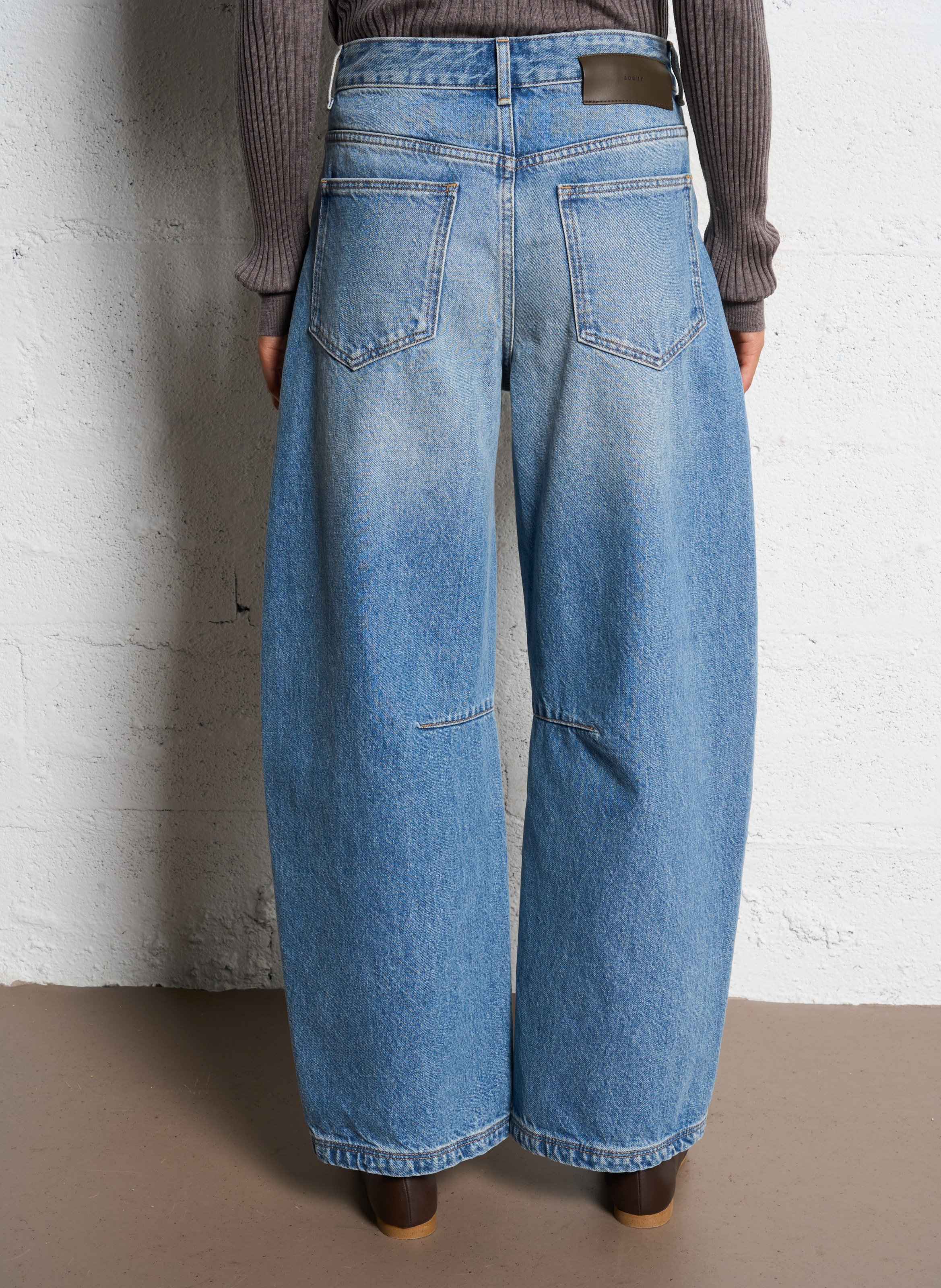 Jean large en coton Eliott SOEUR Bleu