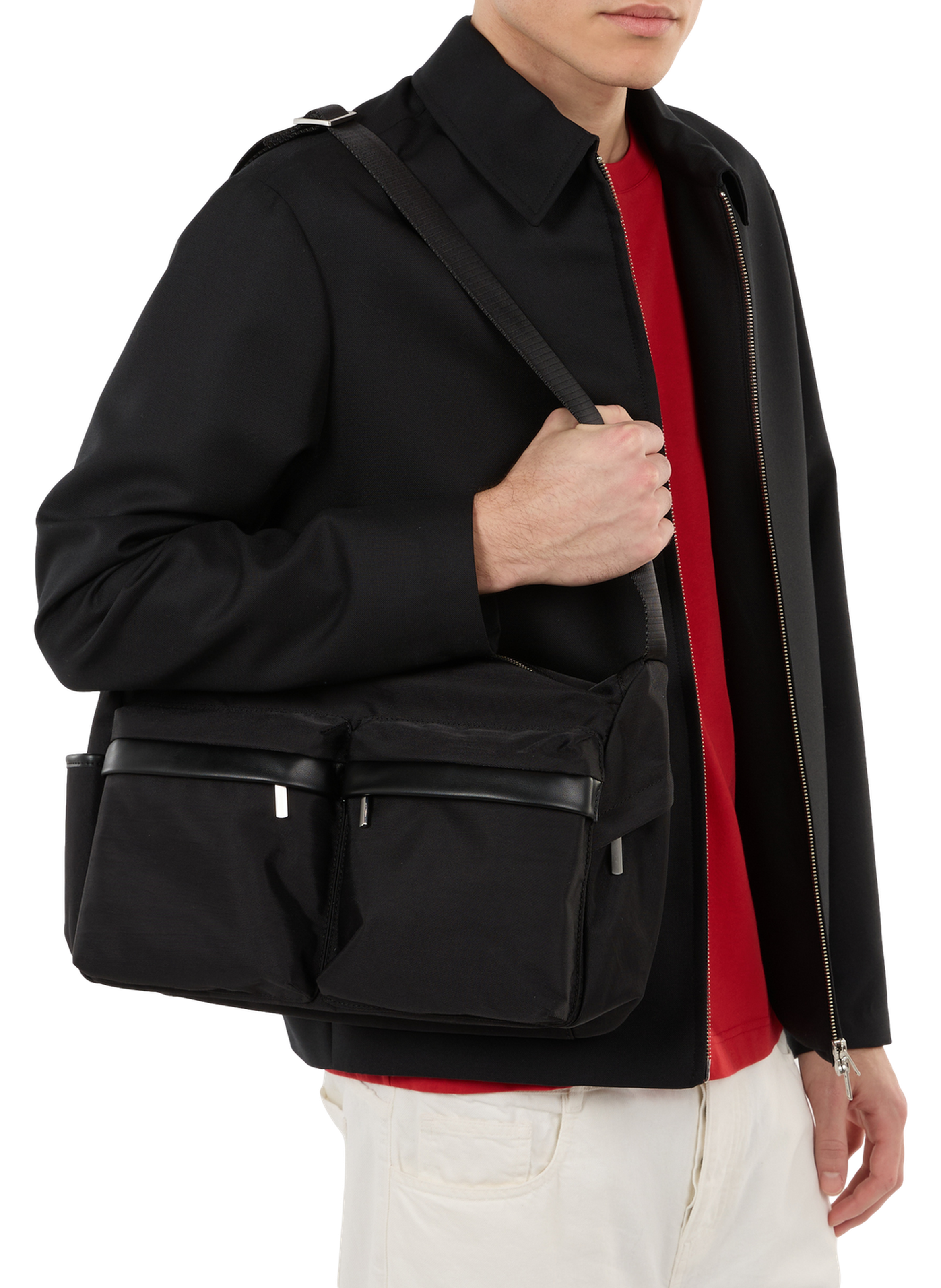 Adjustable plain bag Black