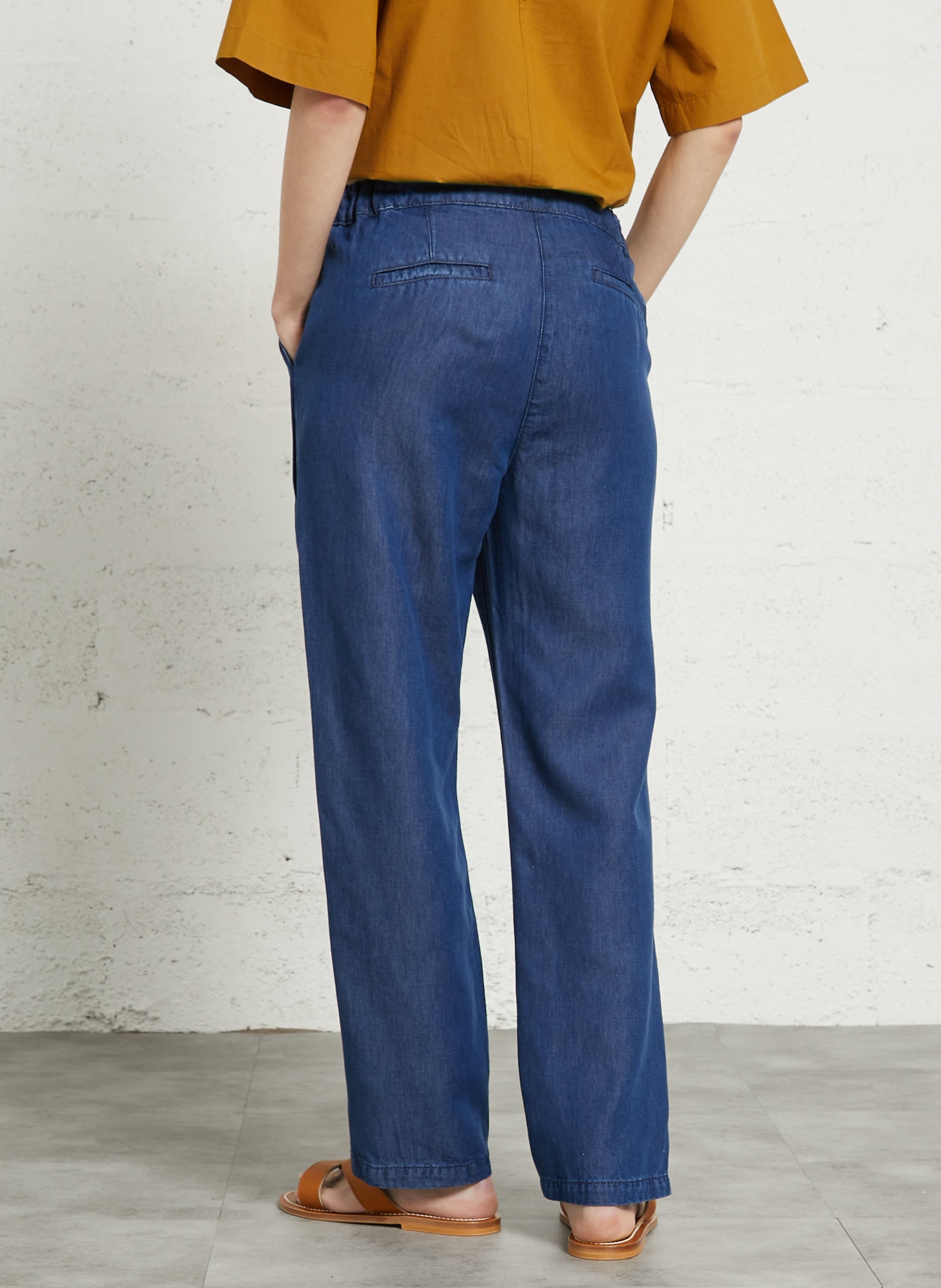 Jean droit deauville ARMOR-LUX Bleu