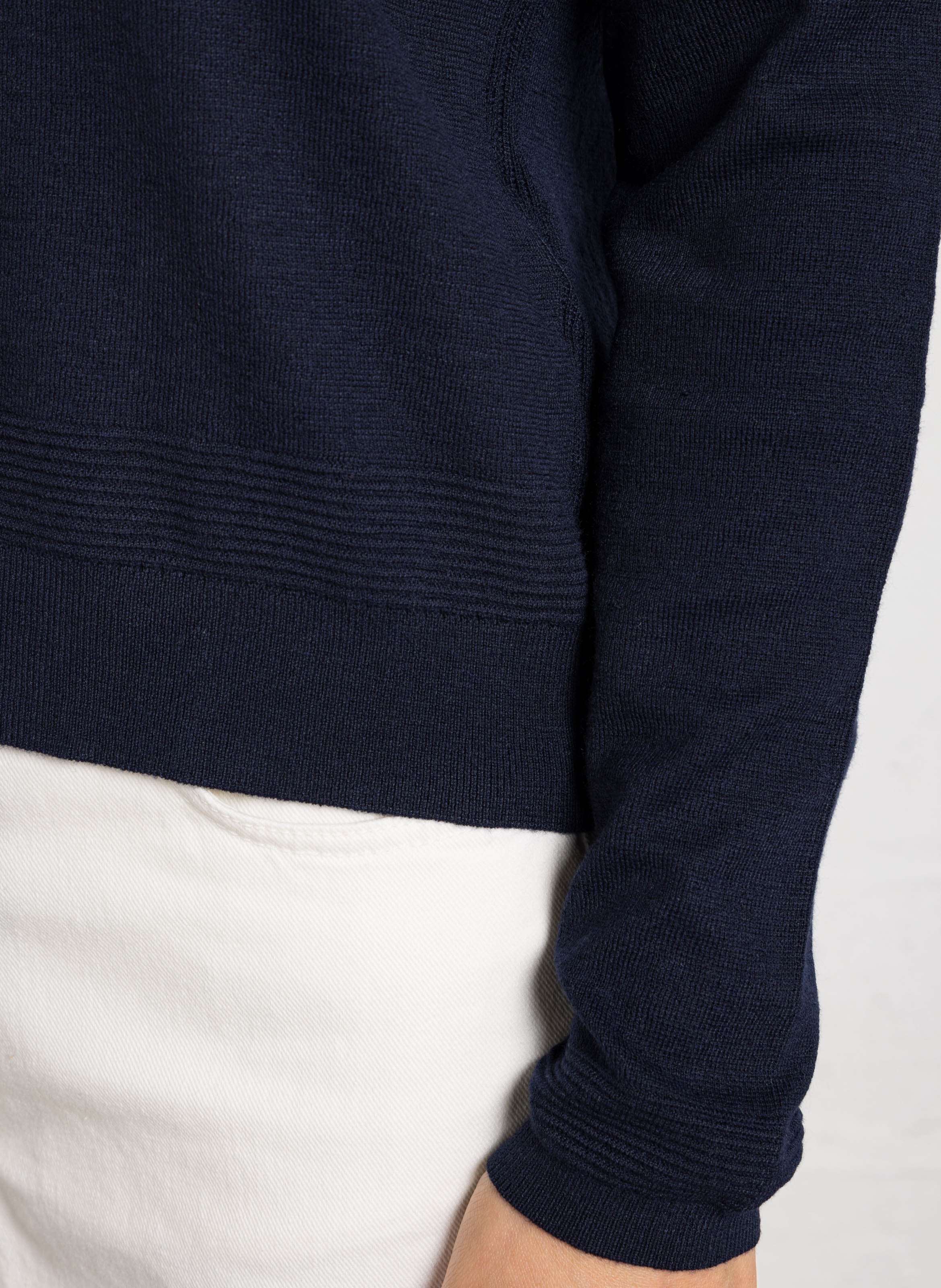 Pull droit manches longues uni patty MAISON 123 Bleu