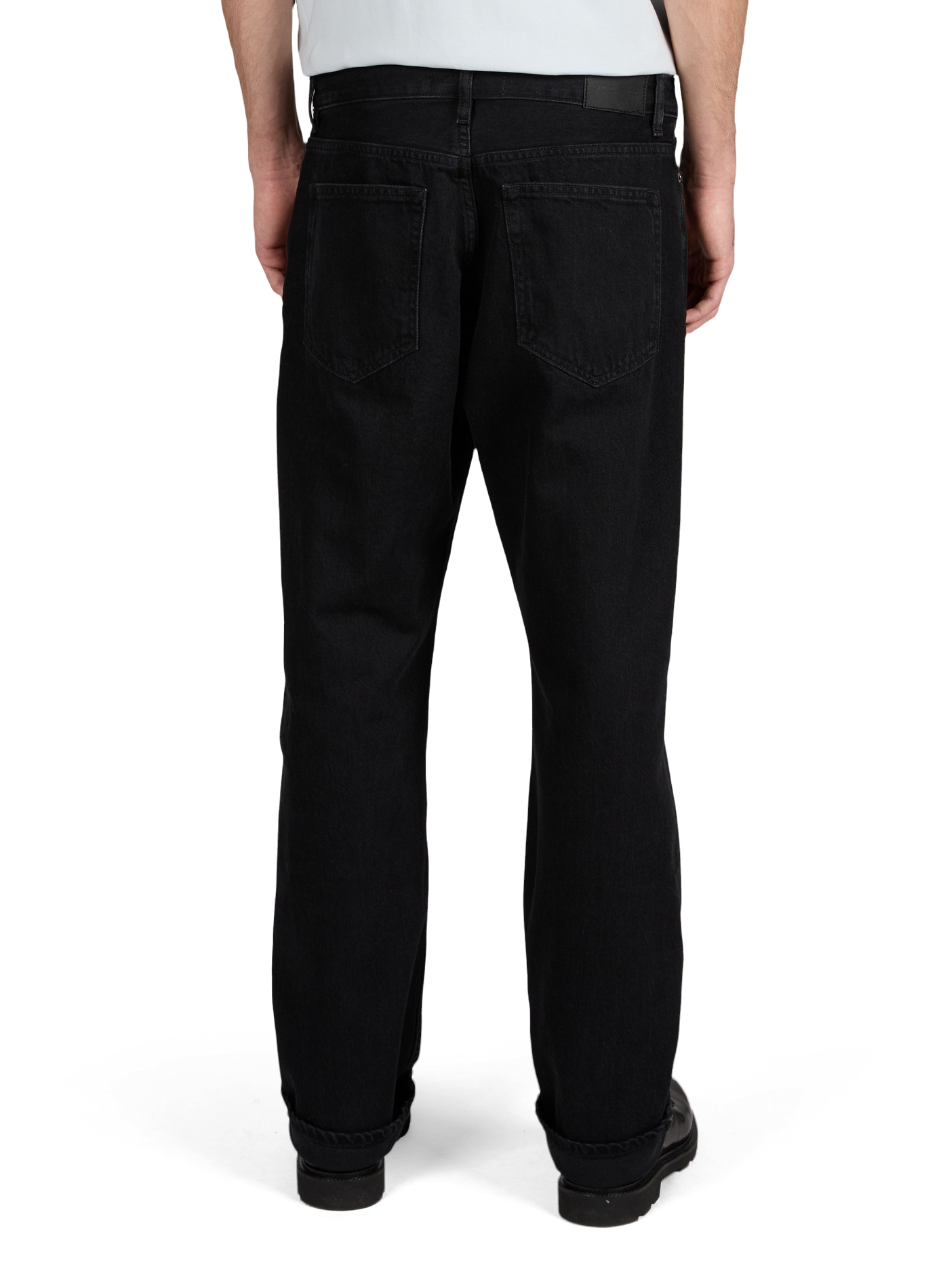 Jean en coton et cachemire mélangés SAMSOE SAMSOE Noir