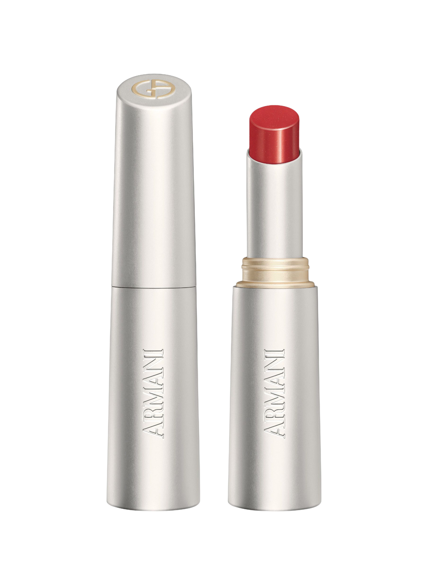 Prisma Glass Lip Balm intense color and shine ARMANI Crimson flash