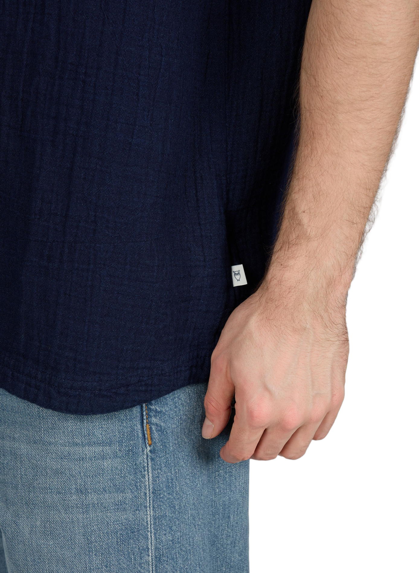 Chemise en coton KNOWLEDGE COTTON Bleu