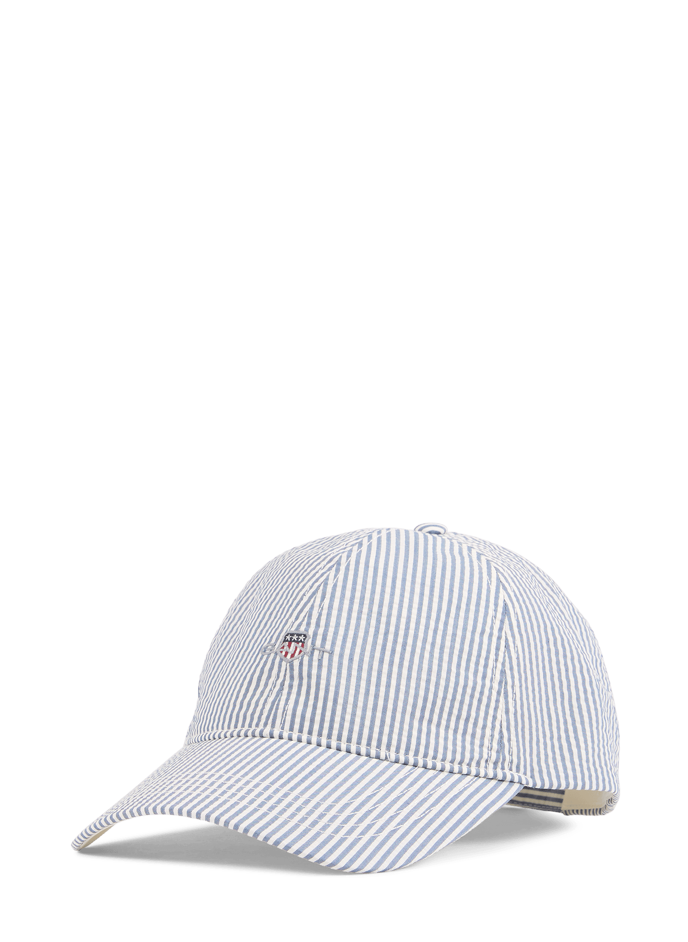 Gestreepte Seersucker pet GANT Blauw