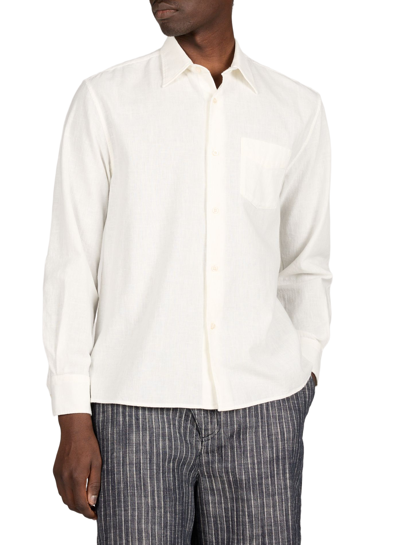 Classic collar shirt OFFICINE GENERALE White