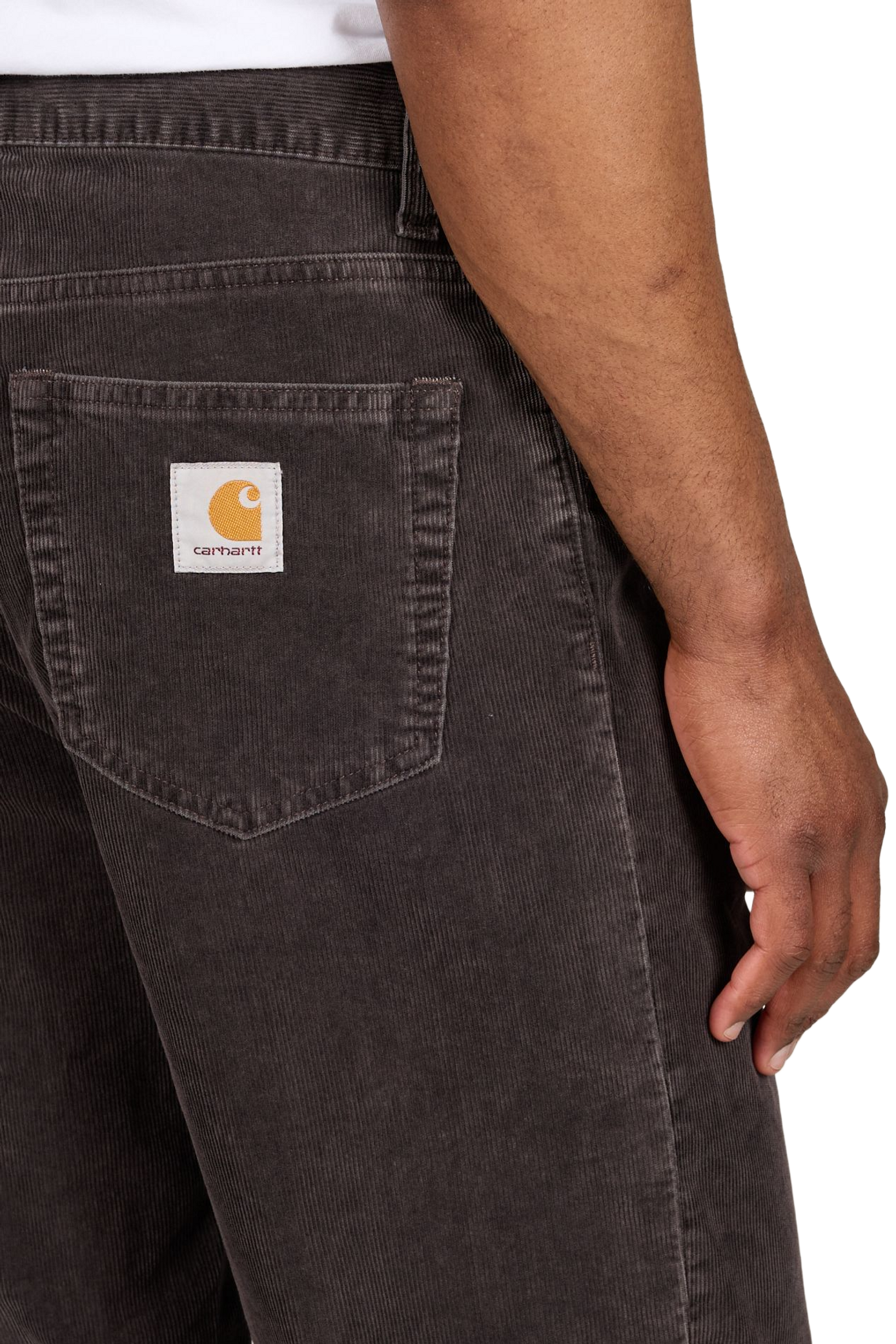 Cotton corduroy trousers CARHARTT WIP Brown