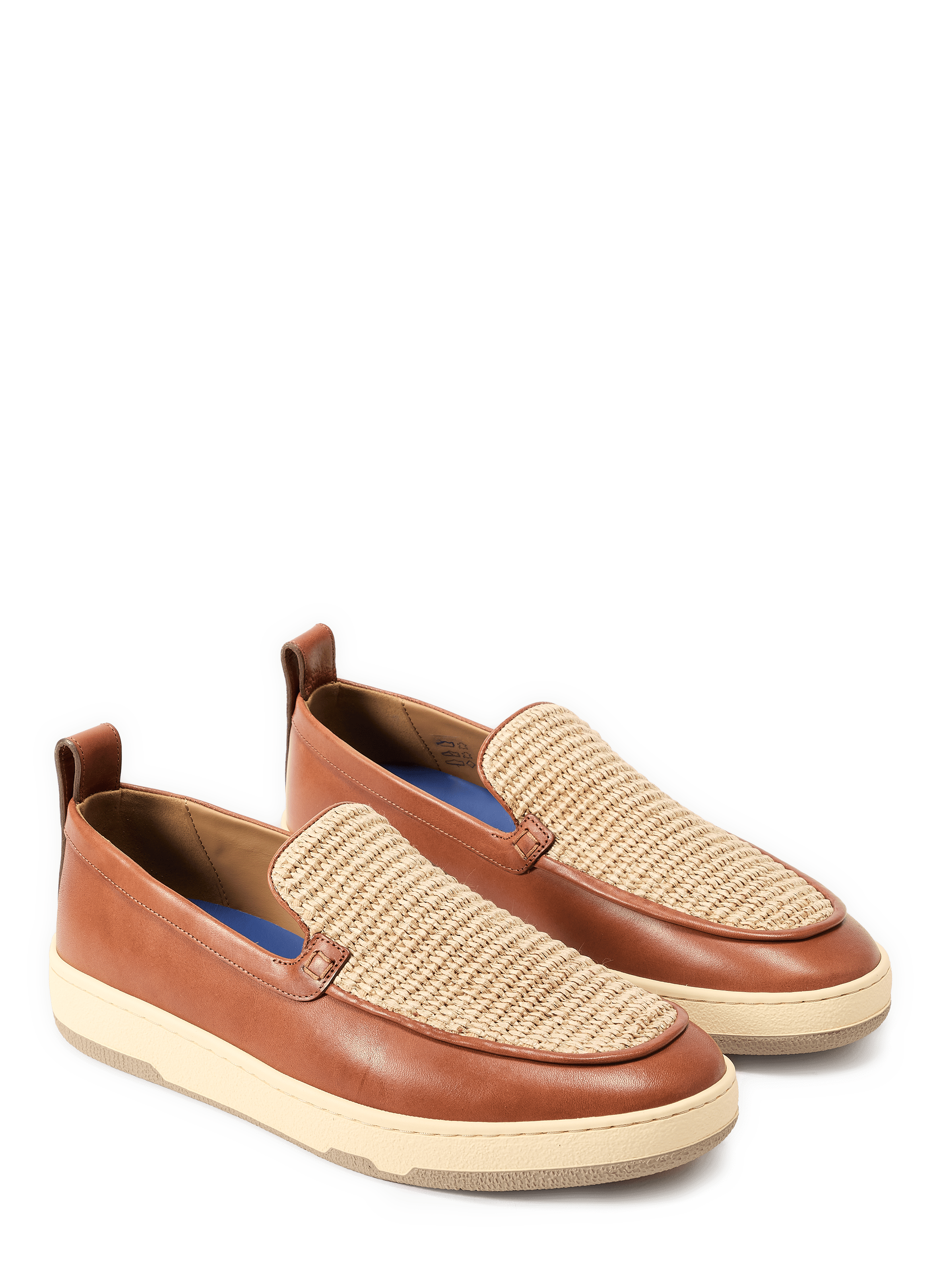 Mocassins Cruiser en cuir de veau LANVIN Marron