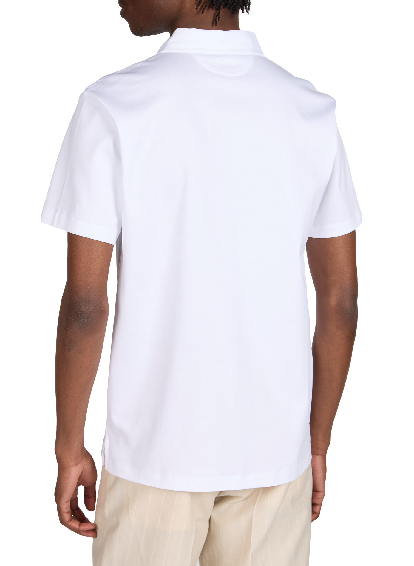 Cotton polo shirt AURELIEN White