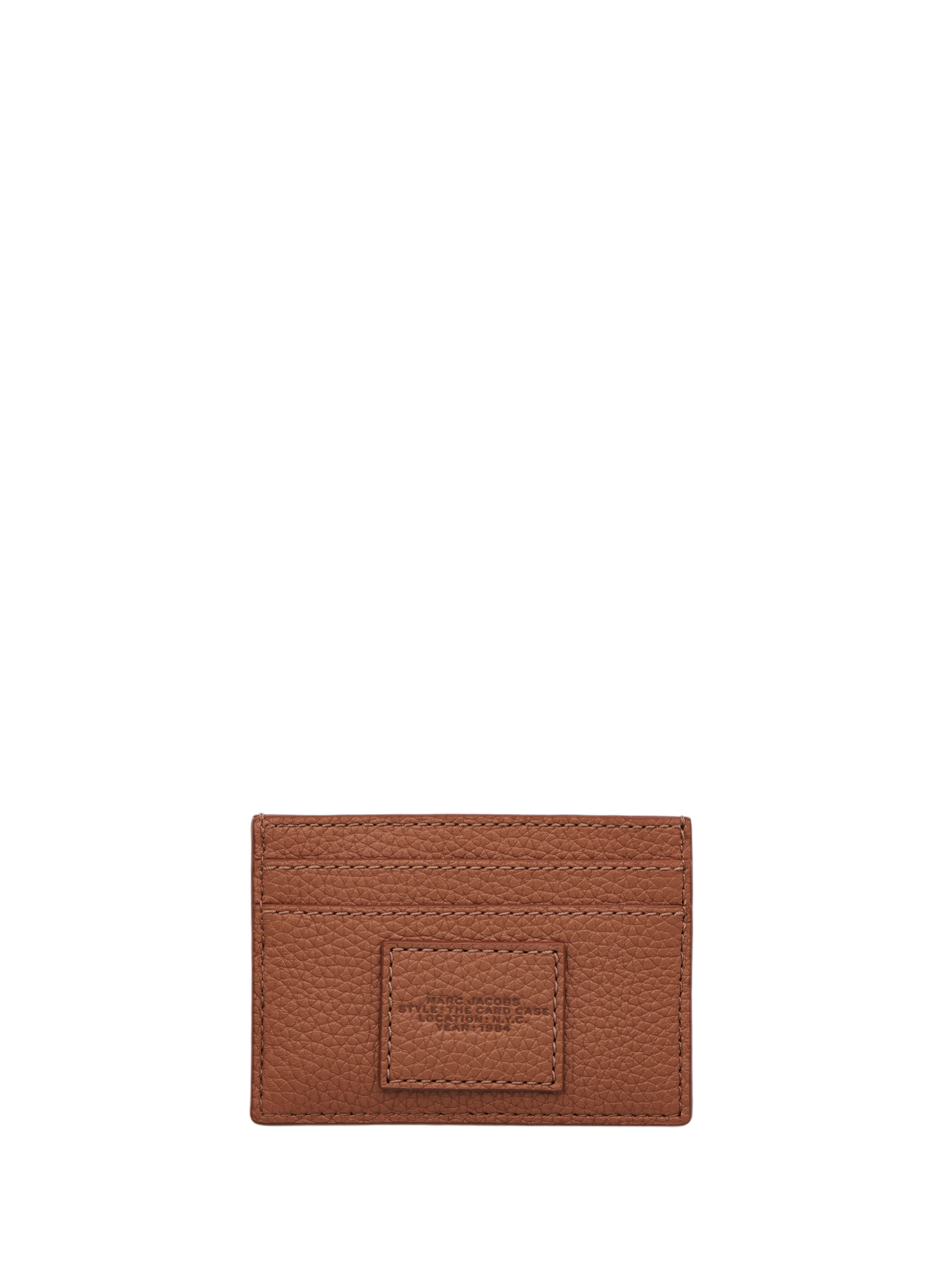 Porte-cartes The Leather Card Case MARC JACOBS Marron