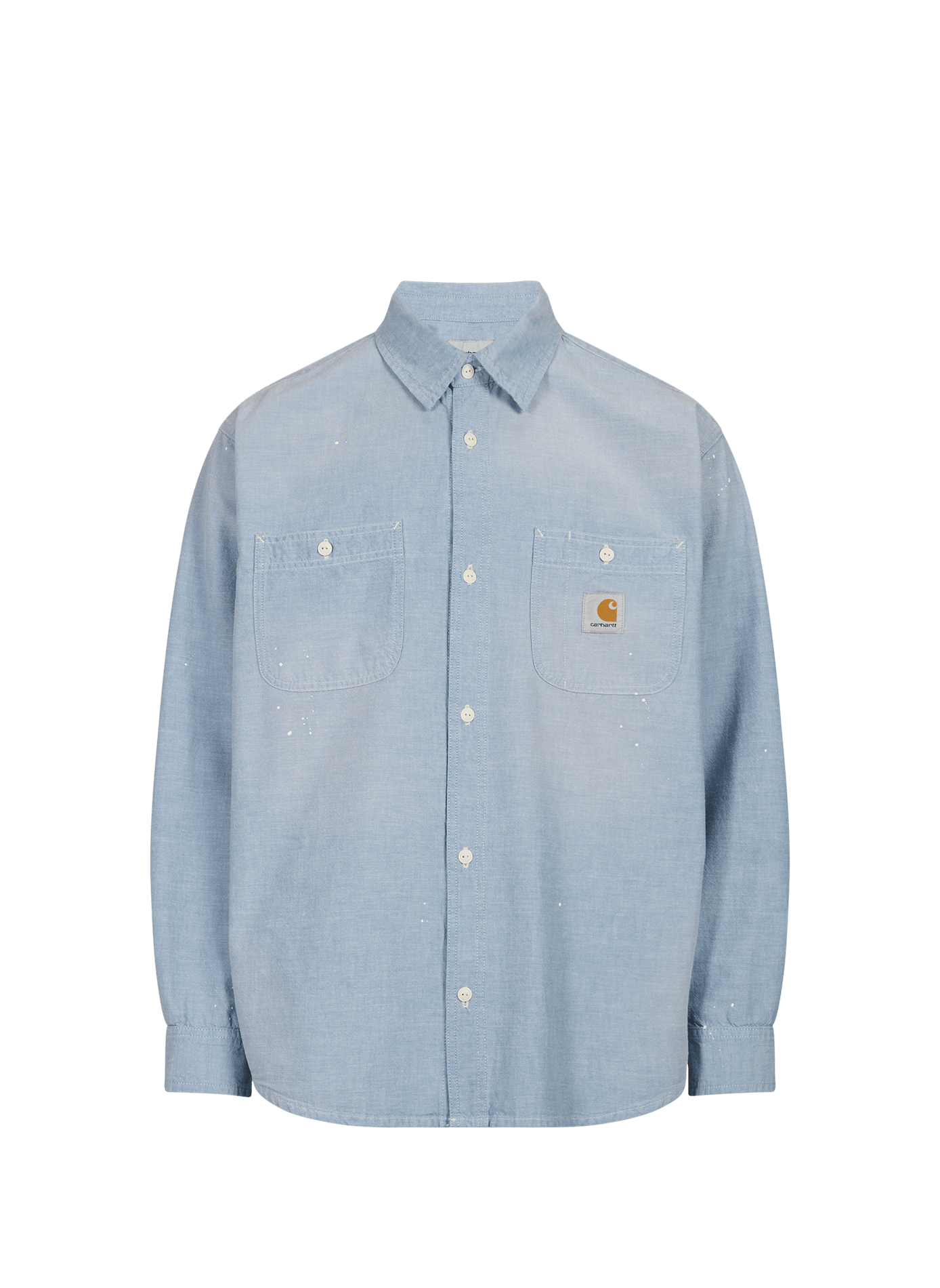 Oversized cotton long-sleeve shirt CARHARTT WIP Blue
