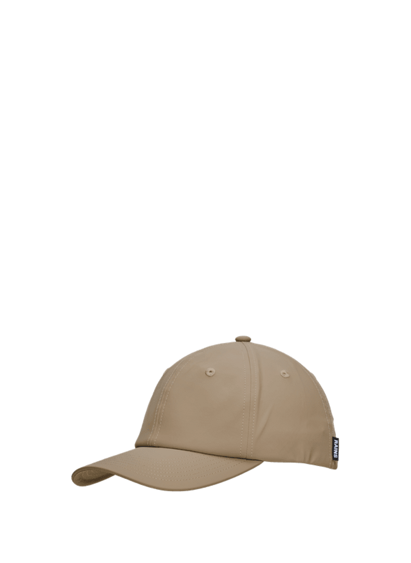 Adjustable solid color cap RAINS Beige