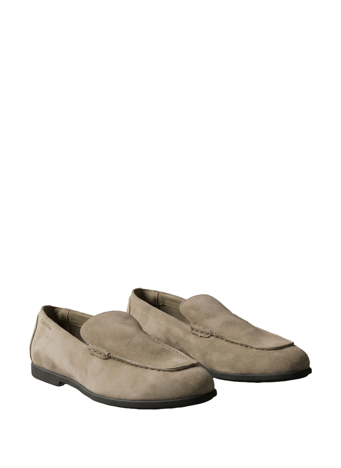 Mocassins texturées en cuir                  CALVIN KLEIN Beige
