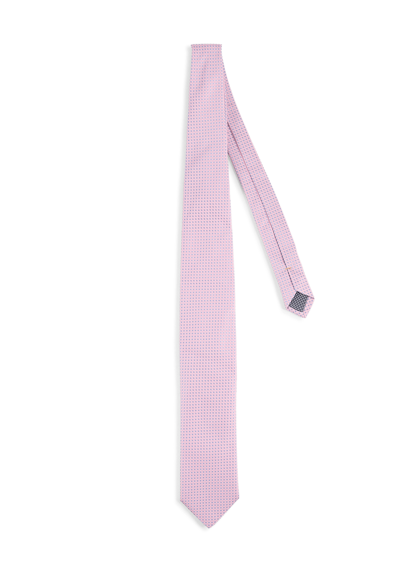 Zijden bedrukte stropdas ETON Roze