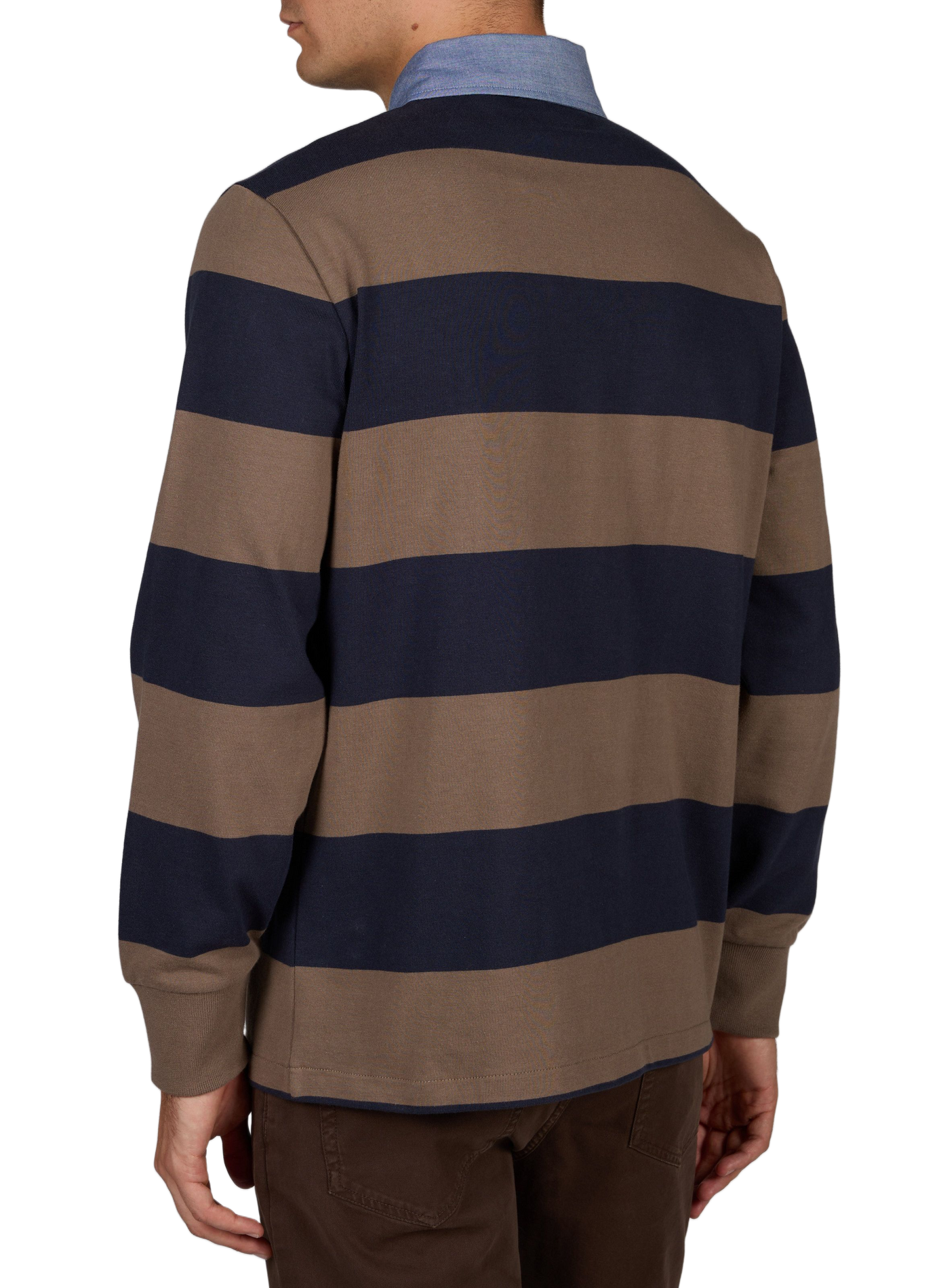 Solid straight-leg jeans GANT Brown