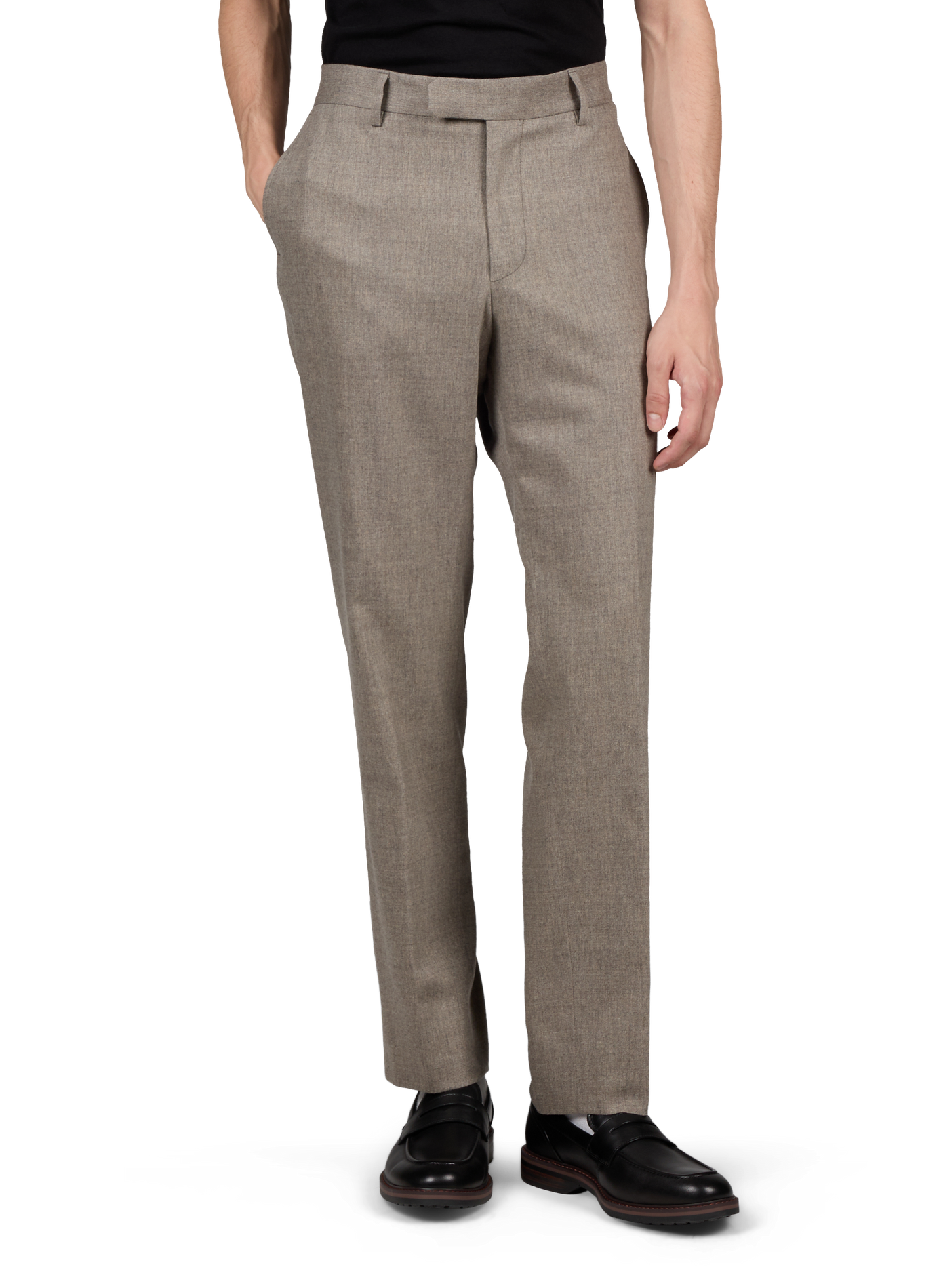 Pantalon droit CORNELIANI Marron