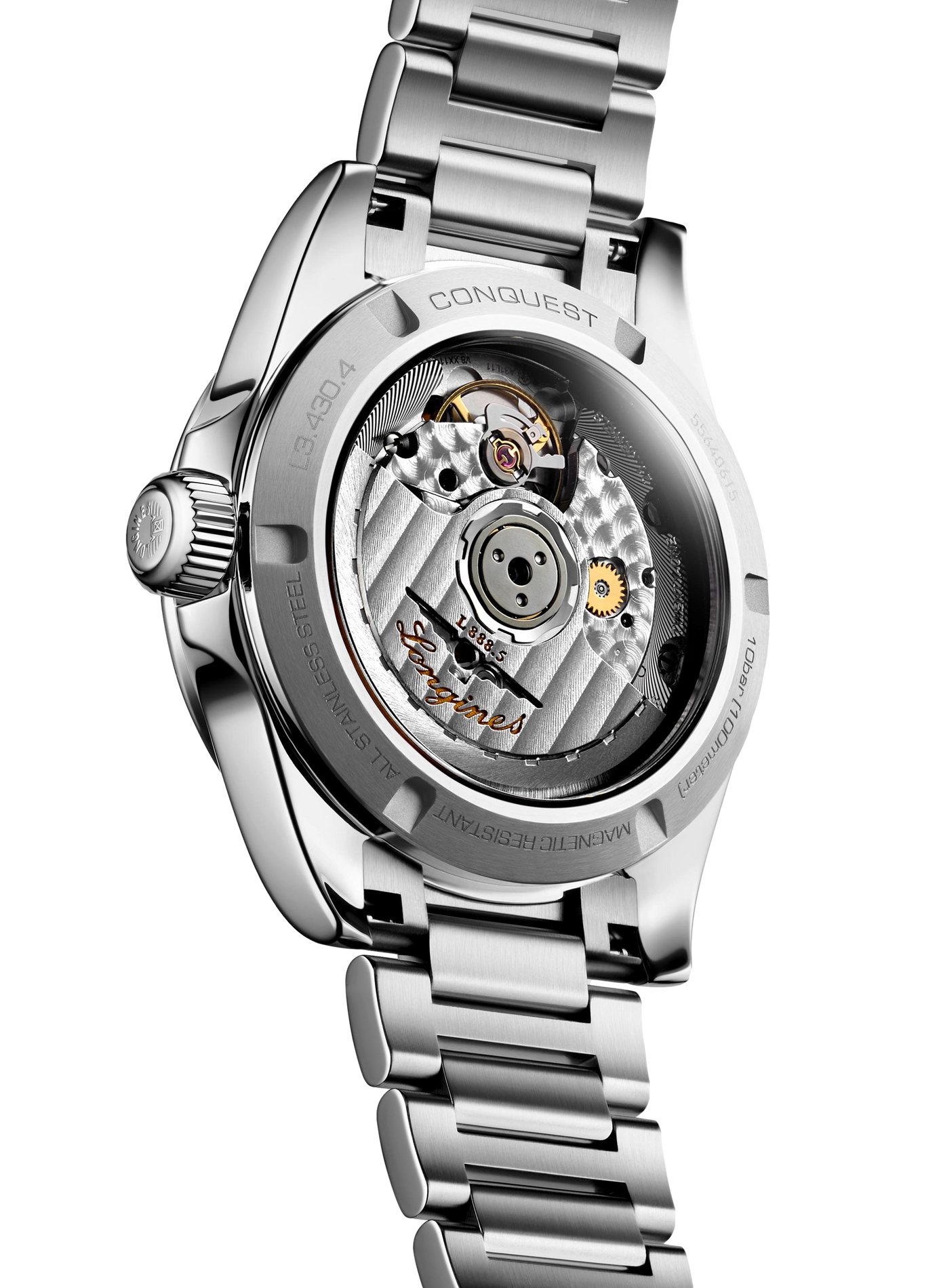 Montre automatique Conquest 2023 en acier inoxydable LONGINES Bleu
