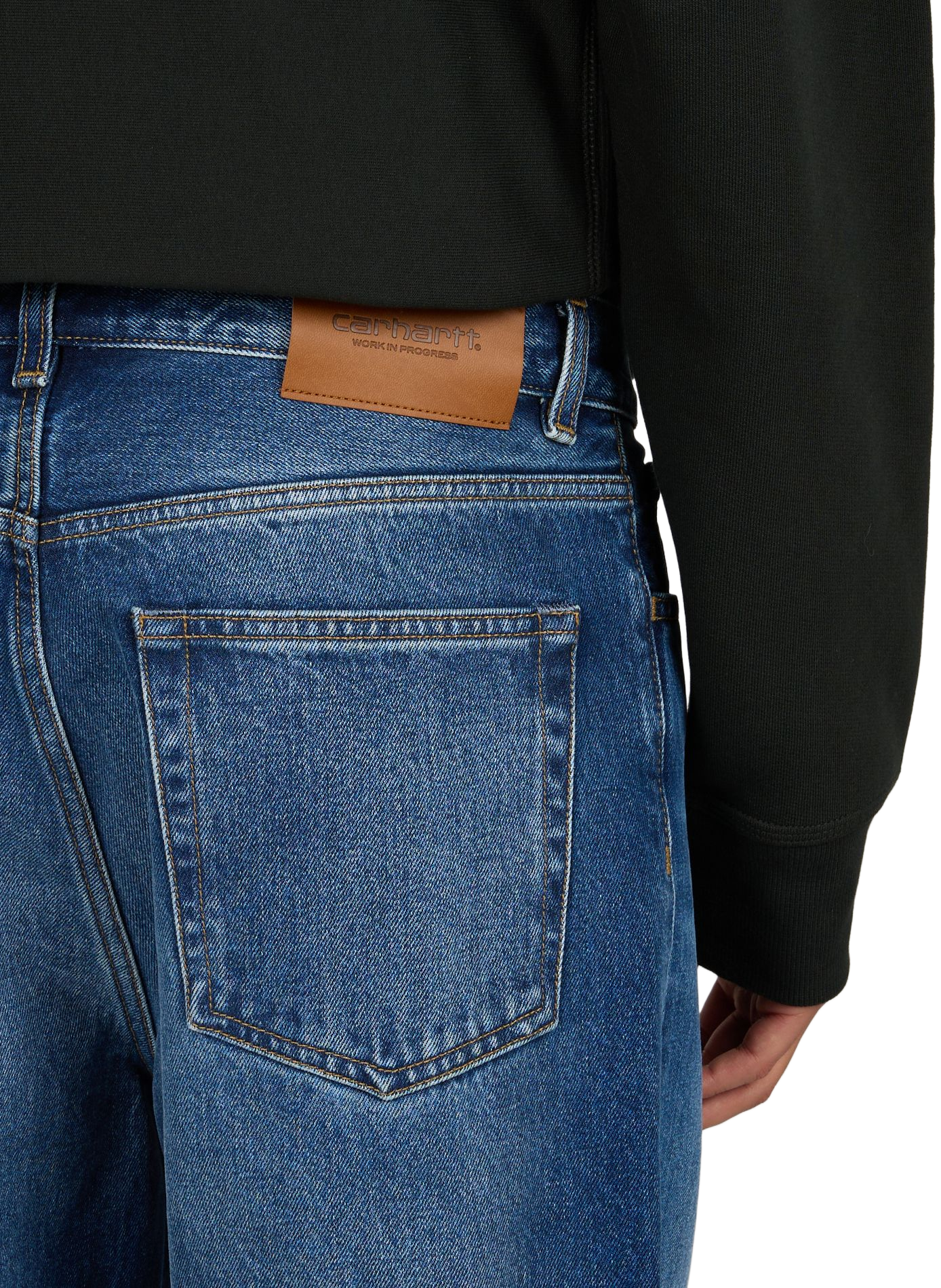 Baumwoll-Denim-Jeans von Payson CARHARTT WIP Blau