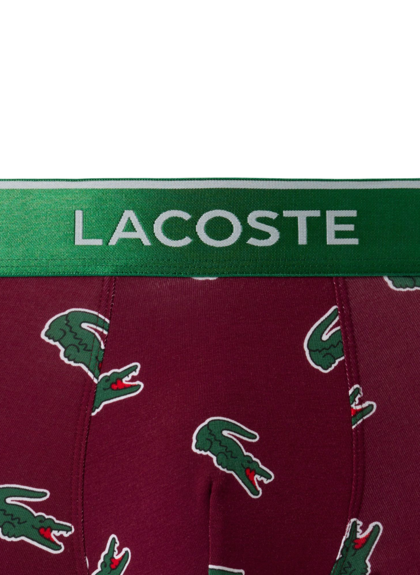 Lot de 3 boxers imprimés en coton mélangé LACOSTE Multicolore