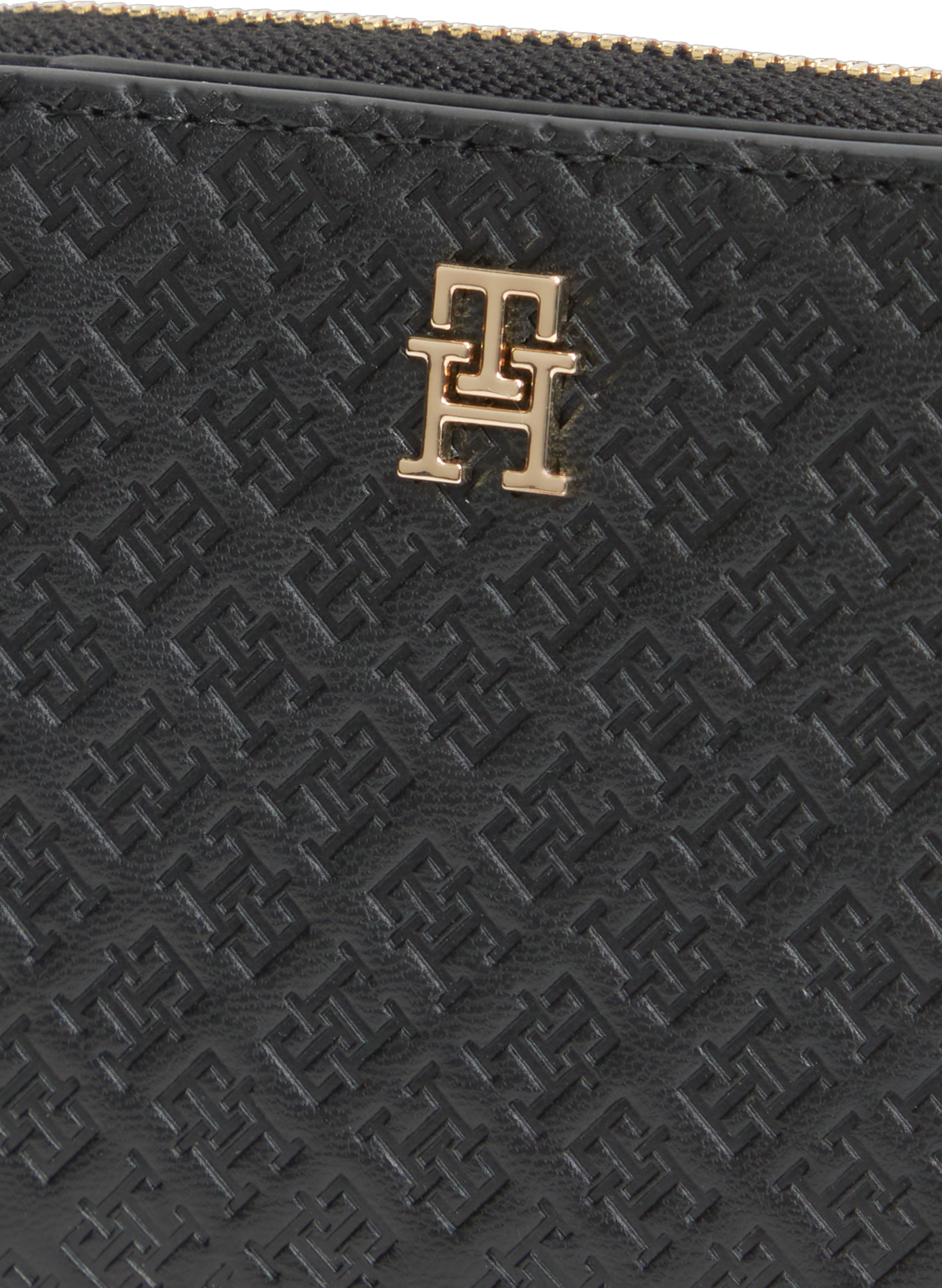 Icon Monogramm Logo Geldbörse TOMMY HILFIGER Schwarz