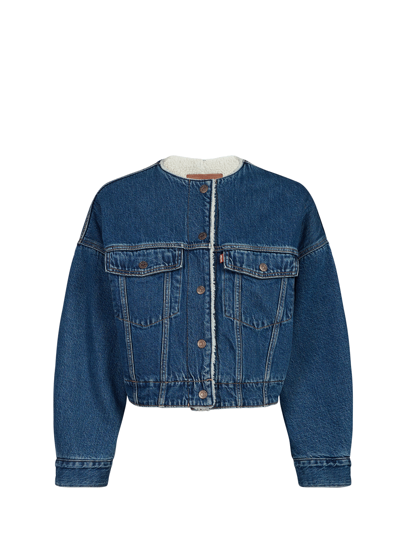 Short denim jacket in cotton LEVI'S Blue