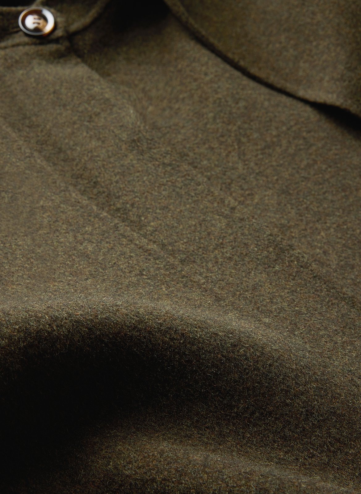 Manteau oversize à écharpé en laine mélangée finn SOEUR Kaki