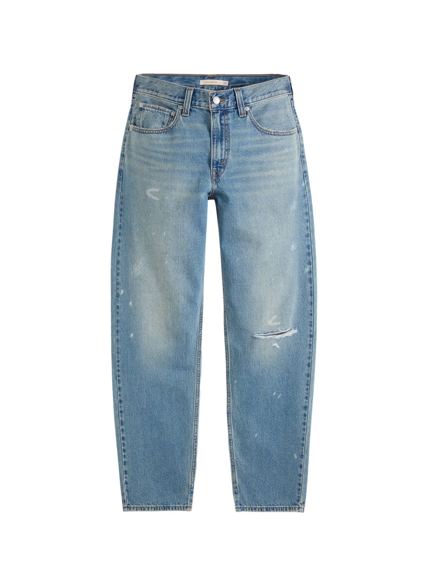 Wide cotton jeans LEVI'S Blue