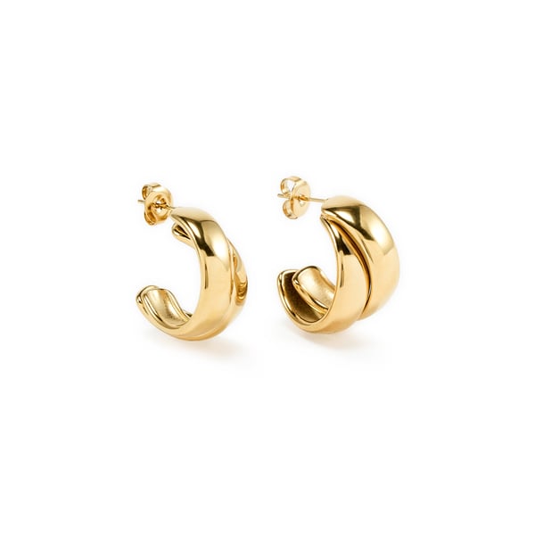 Boucles d'oreilles en acier Boucles d'oreilles en acier
