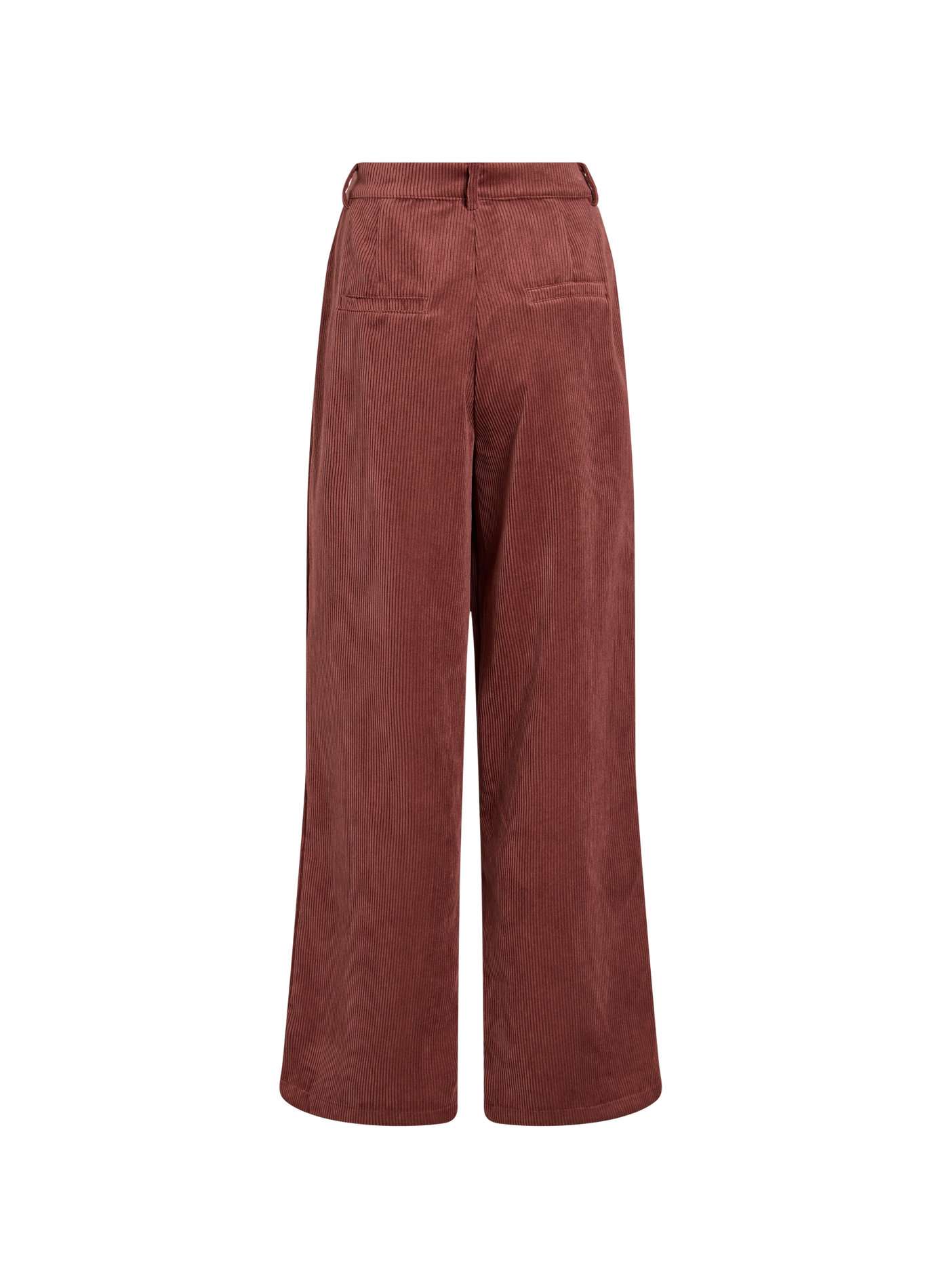Wide-leg corduroy trousers VILA Beige