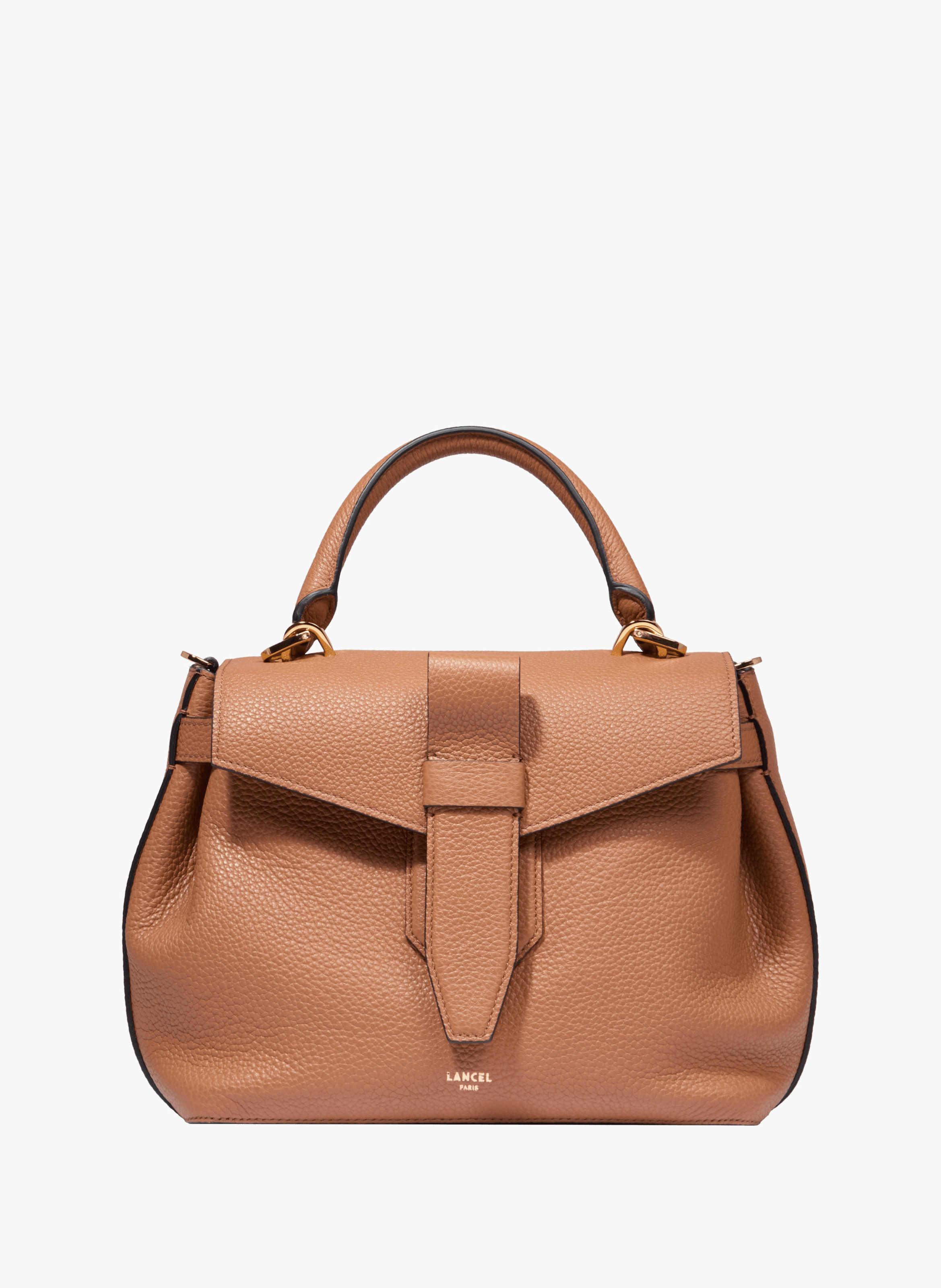 Sac porté main m charlie de lancel en cuir LANCEL Marron