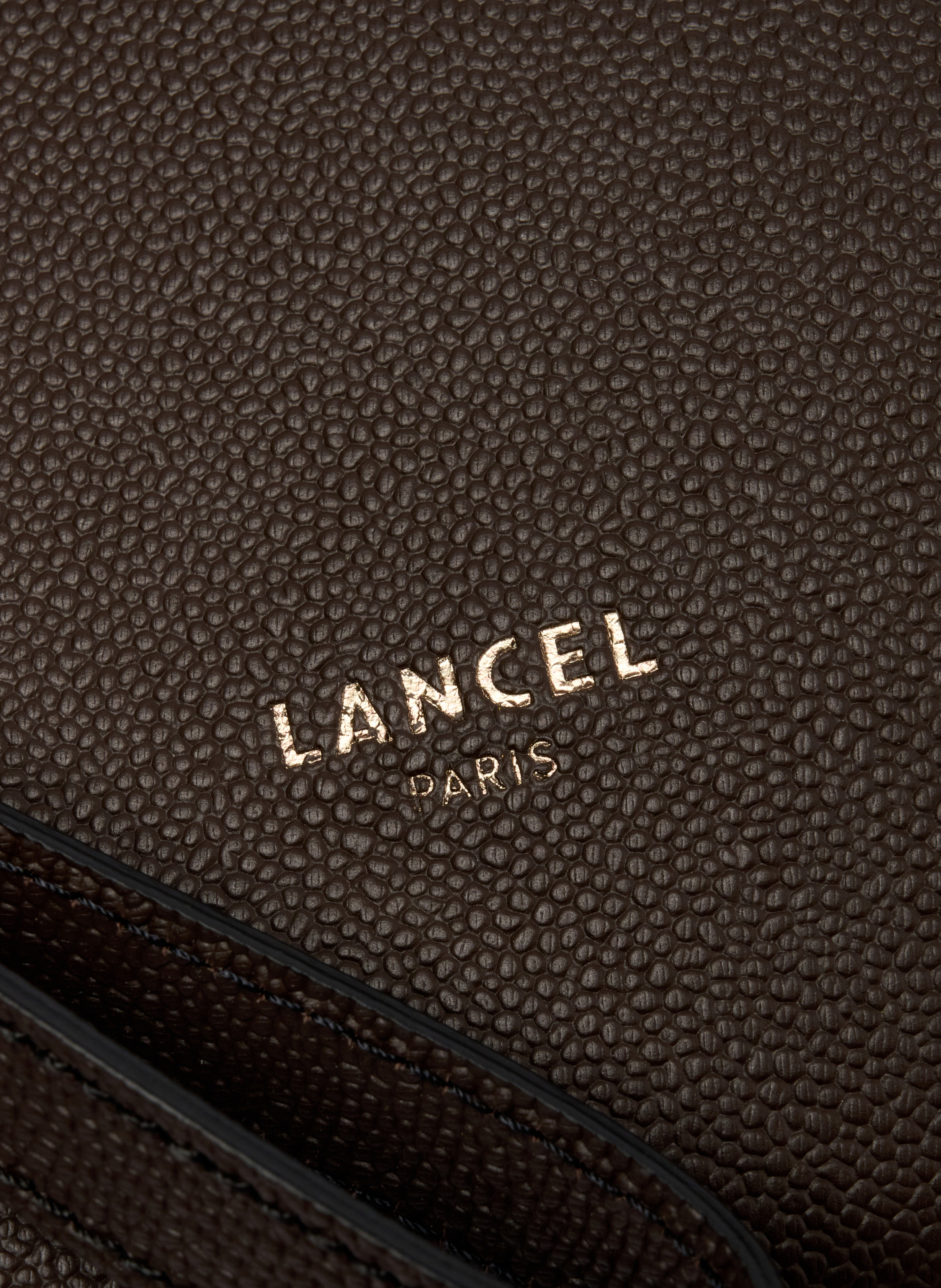 Pochette zippée s charlie de lancel en cuir LANCEL Gris