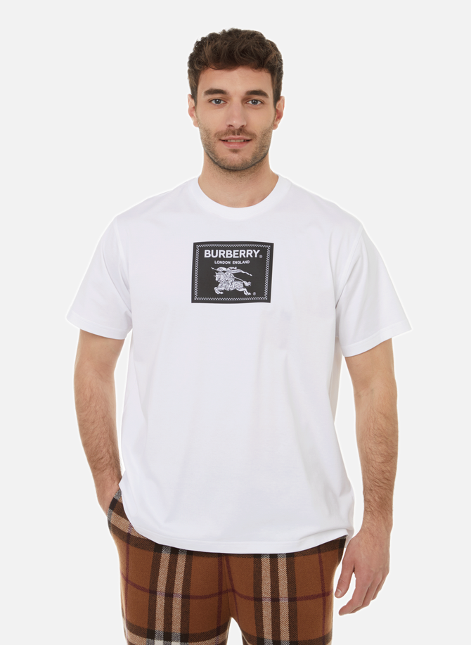 T-shirt à logo en coton BURBERRY