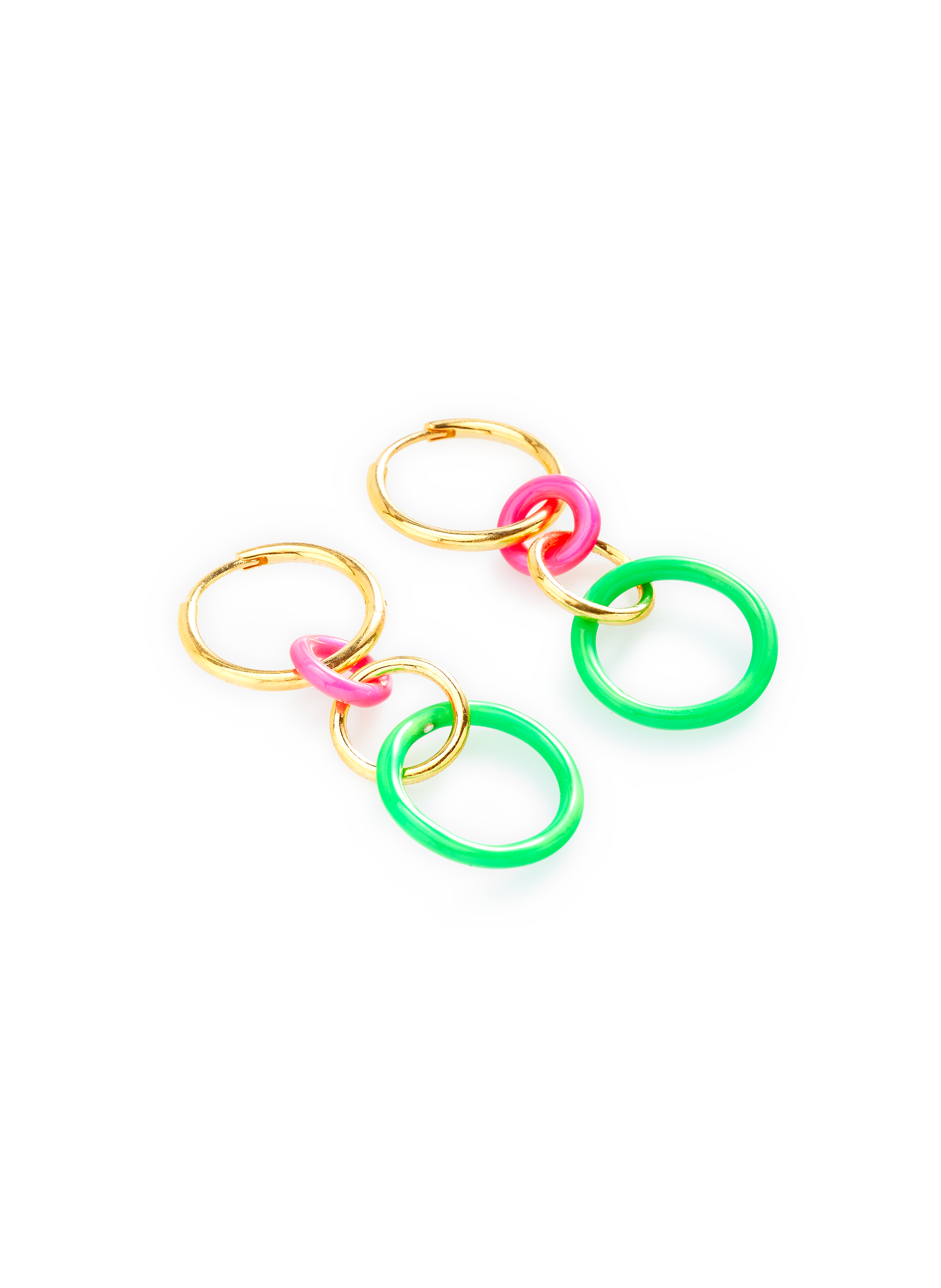 Boucles d'oreille en argent EYE M - ILEANA MAKRI Multicolore