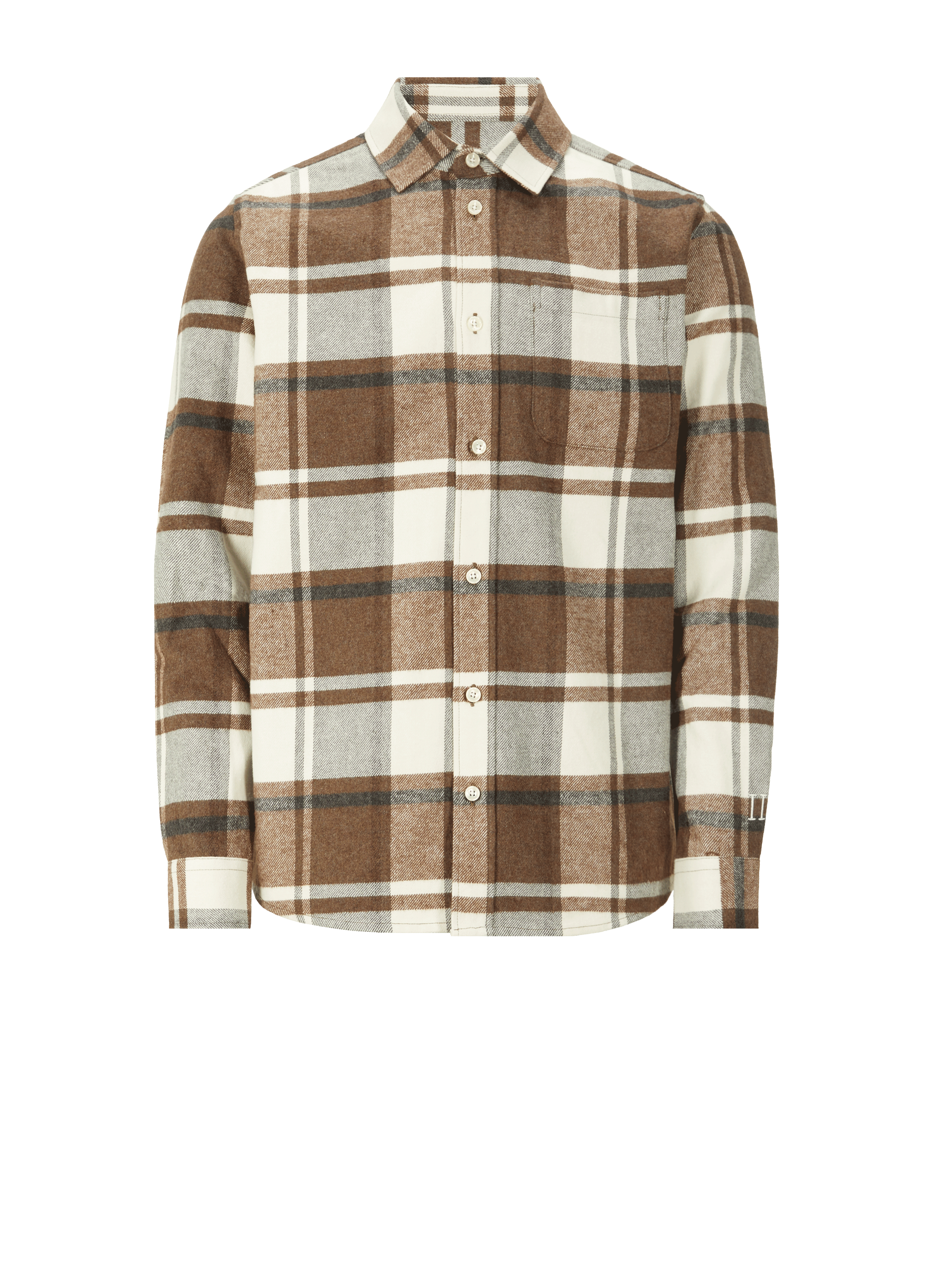 Chemise à carreaux en coton