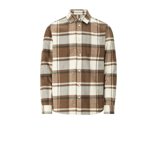 Chemise à carreaux en coton