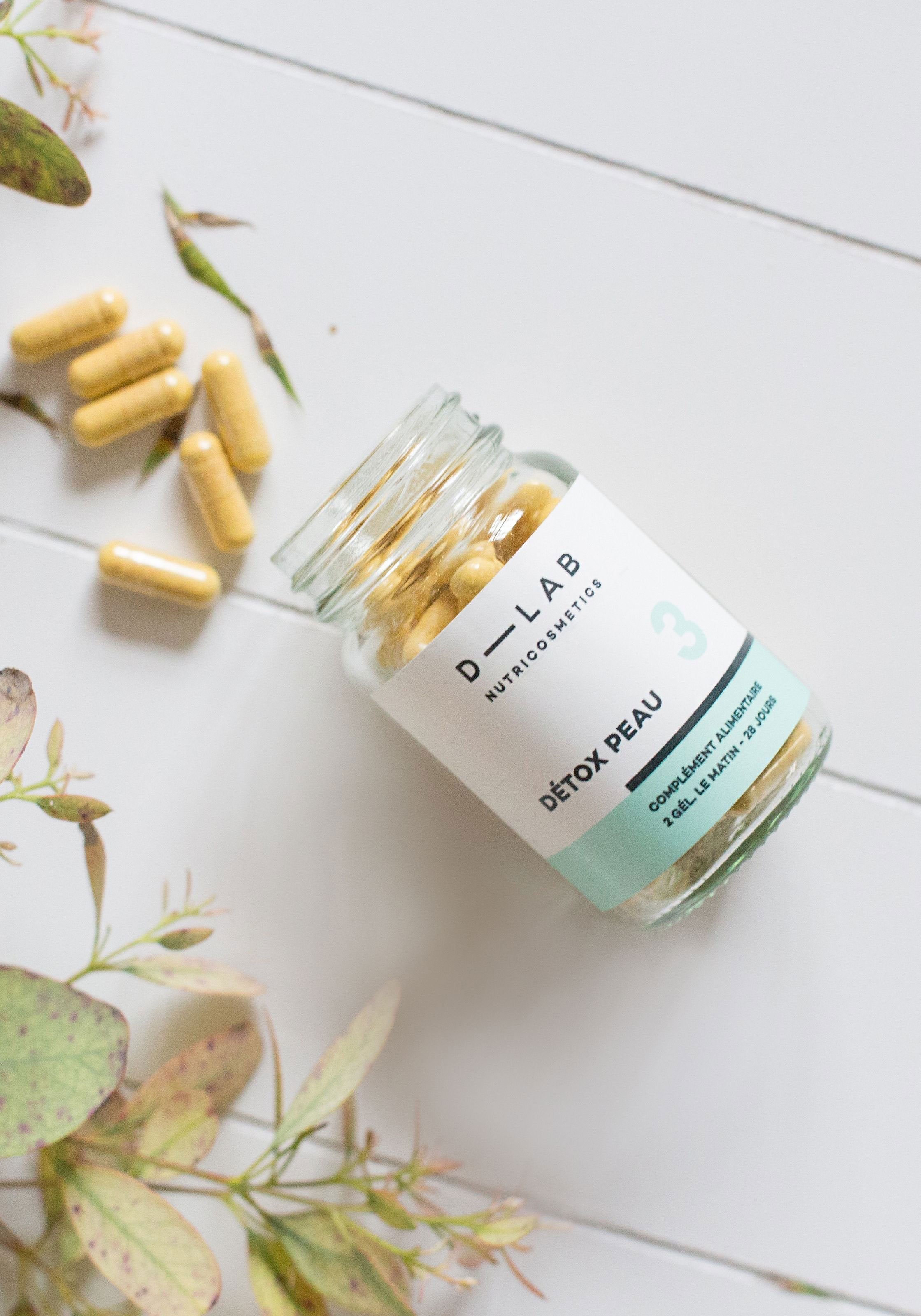 Skin Detox capsules D-LAB NUTRICOSMETICS No color