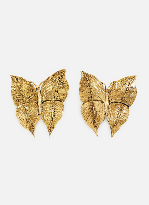 GOOSSENS Gold Butterfly Earrings 