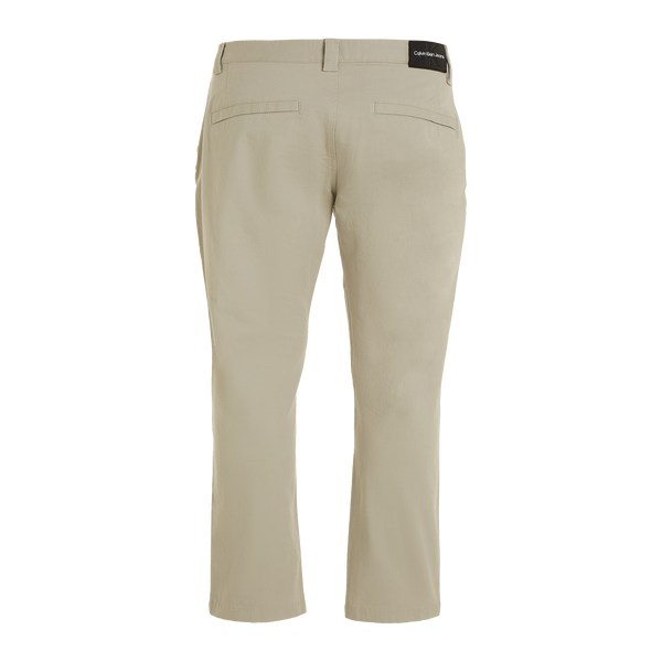 Calvin Klein Straight Trousers In Brown