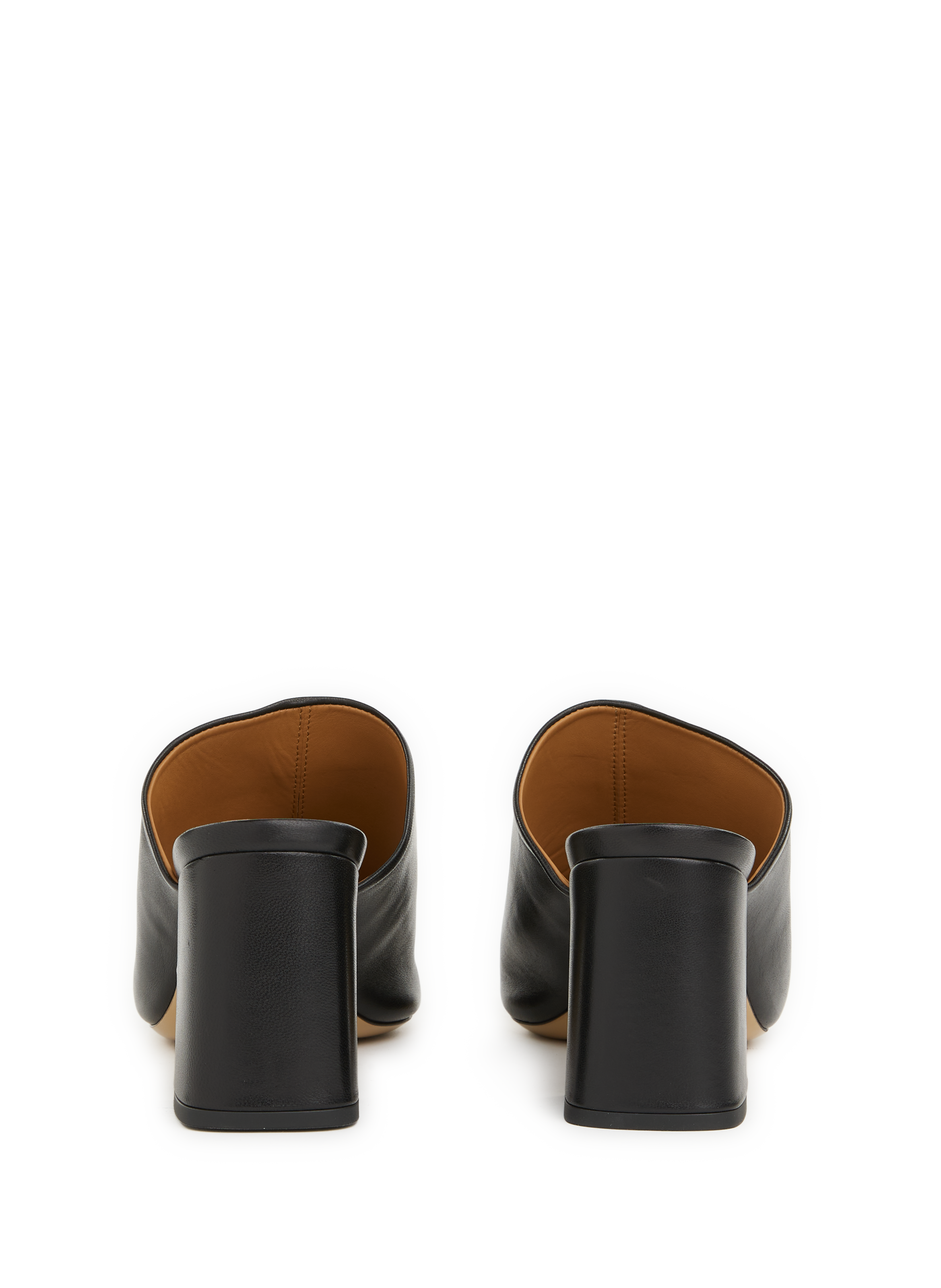 Mules en cuir SAISON 1865 Noir