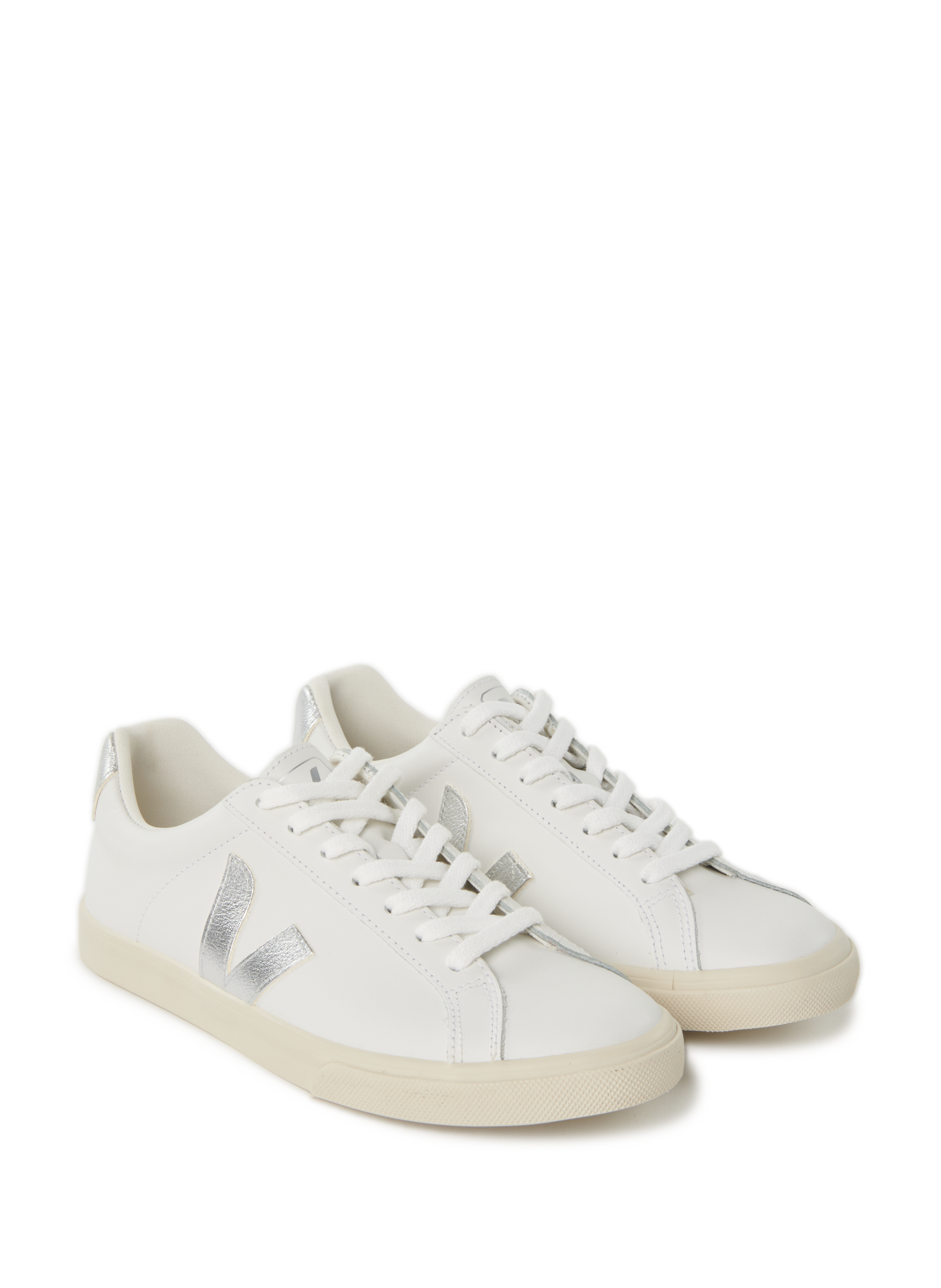 Esplar Logo leather sneakers VEJA White
