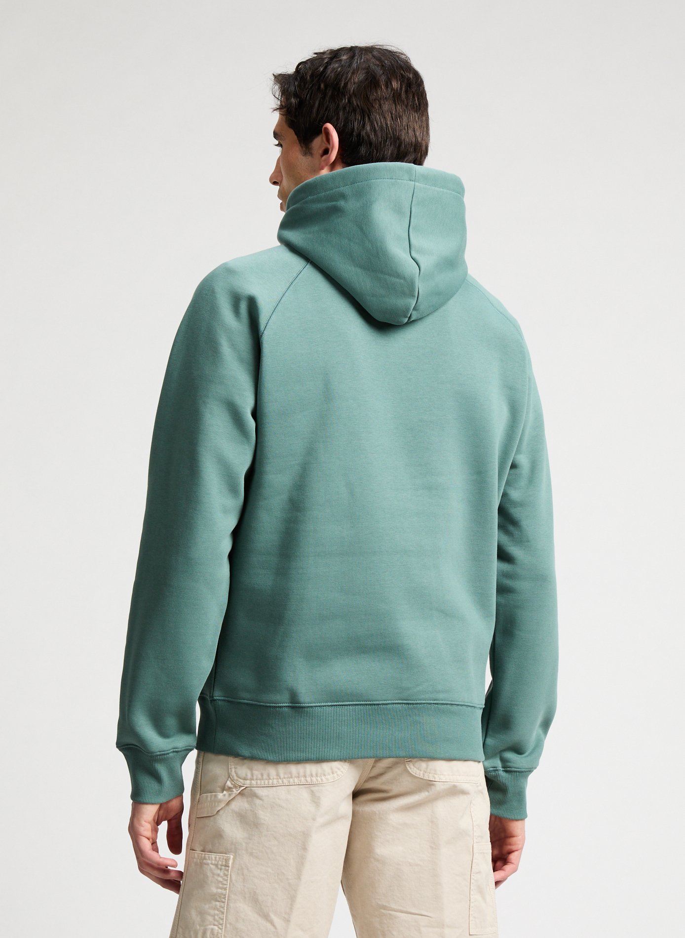 Sweatshirt en coton mélangé Vert