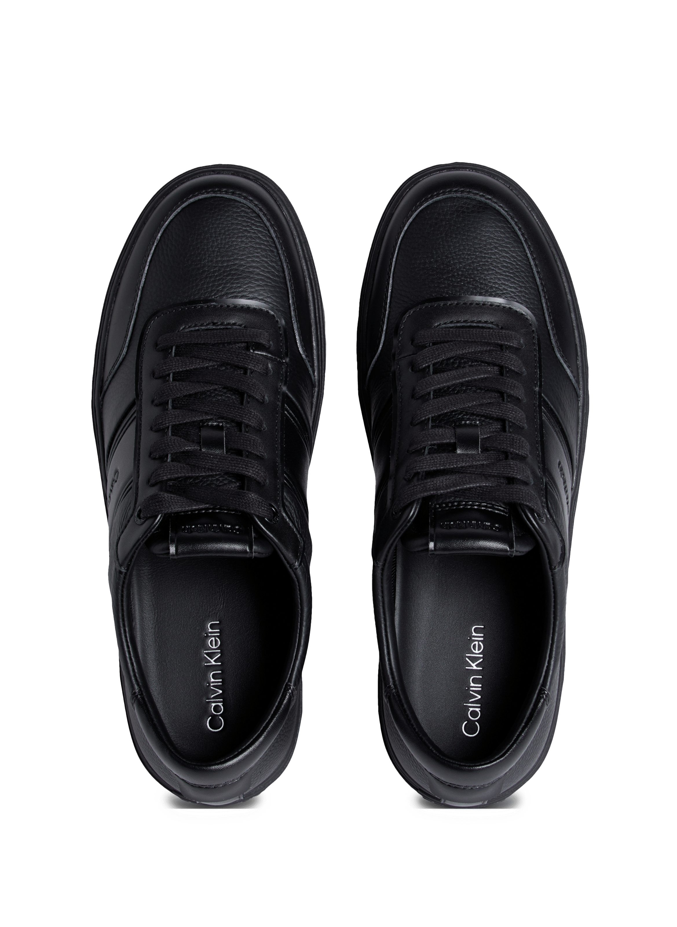 Baskets en cuir CALVIN KLEIN Noir