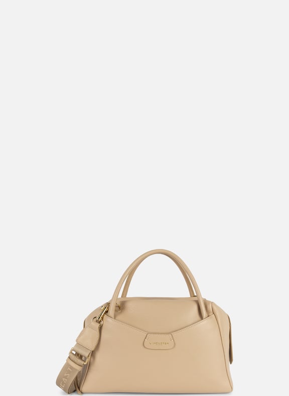 Sac cabas main - dune Beige by LANCASTER LANCASTER Sac cabas main - dune Beige